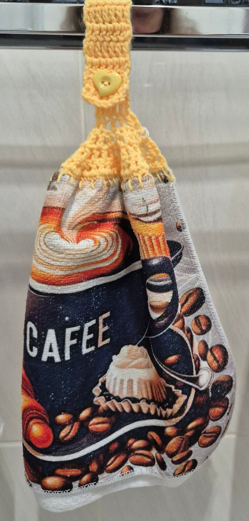 Crochet Double Thickness Hand Towel/Tea Towel