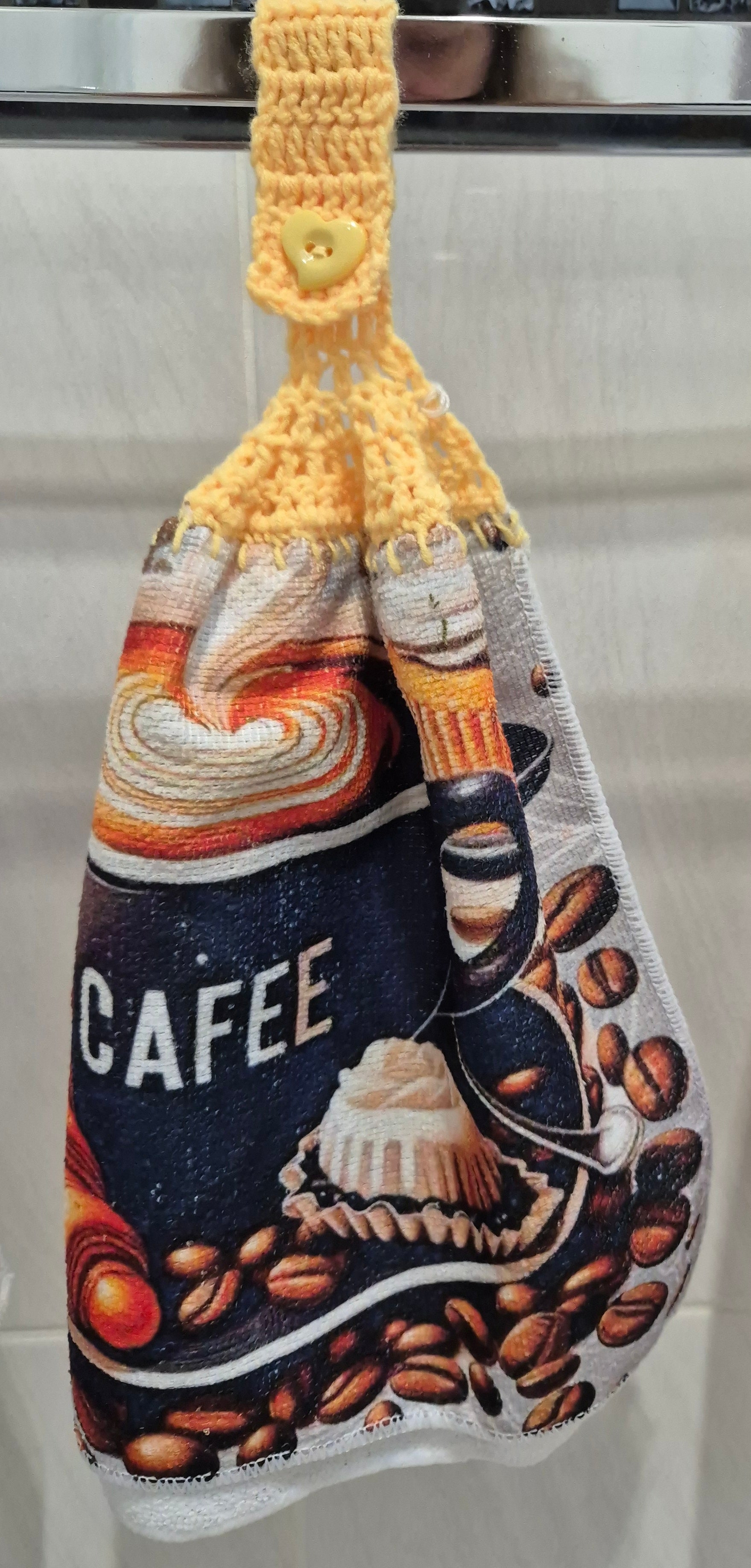 Crochet Double Thickness Hand Towel/Tea Towel