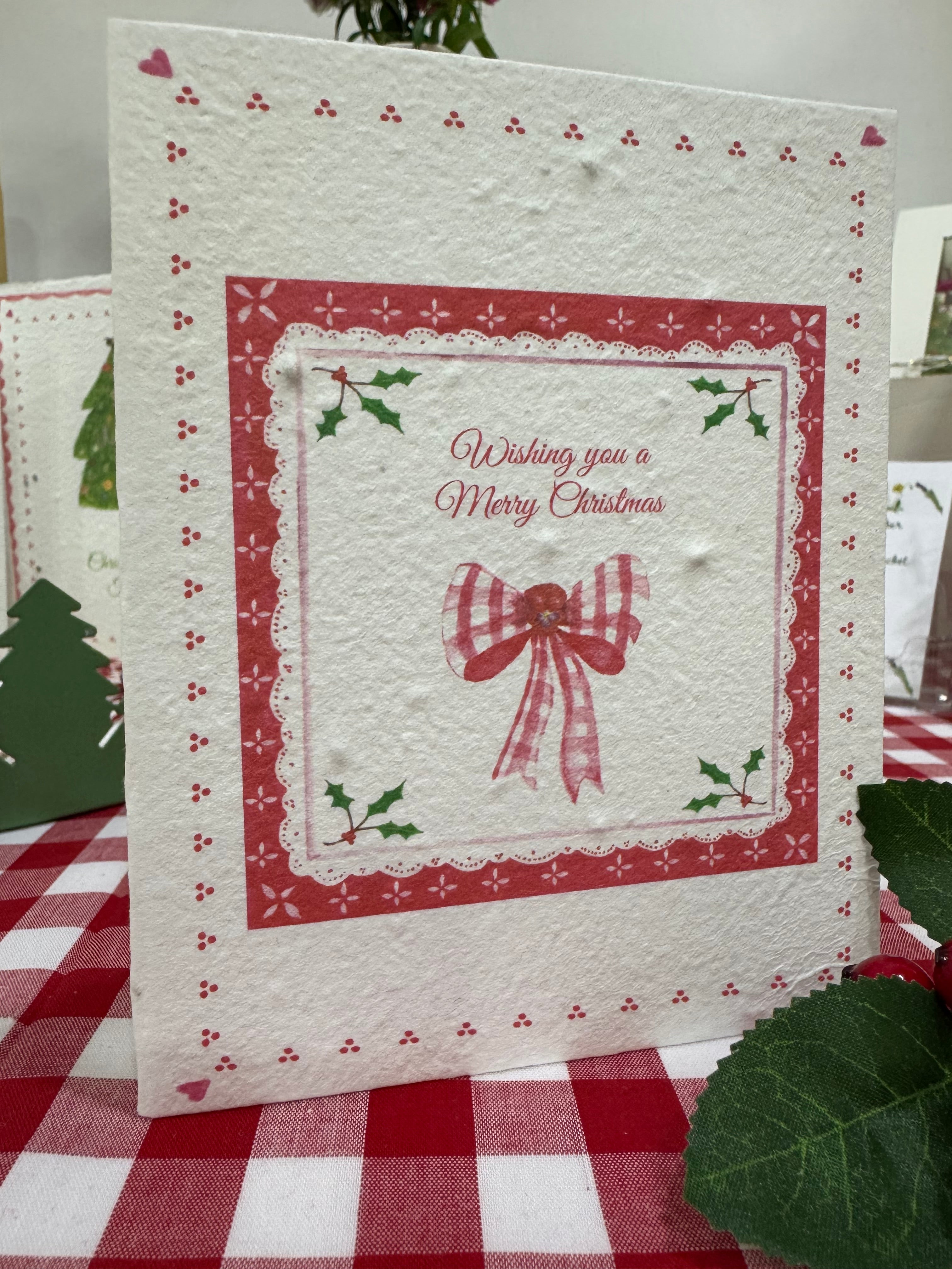 Christmas Seeded Paper Cards