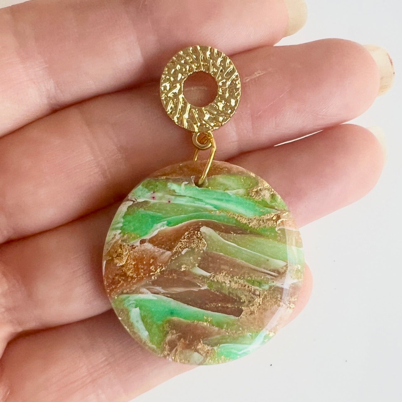 Earrings~Polymer Clay ~Dangles ~Resin~Affordable