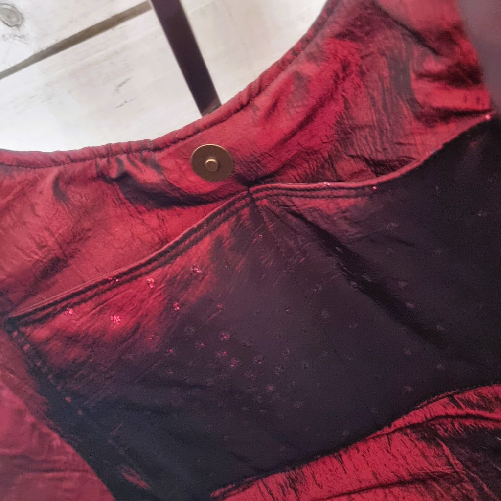 Sadie Jane Upcycled Graffiti Hobo Bag