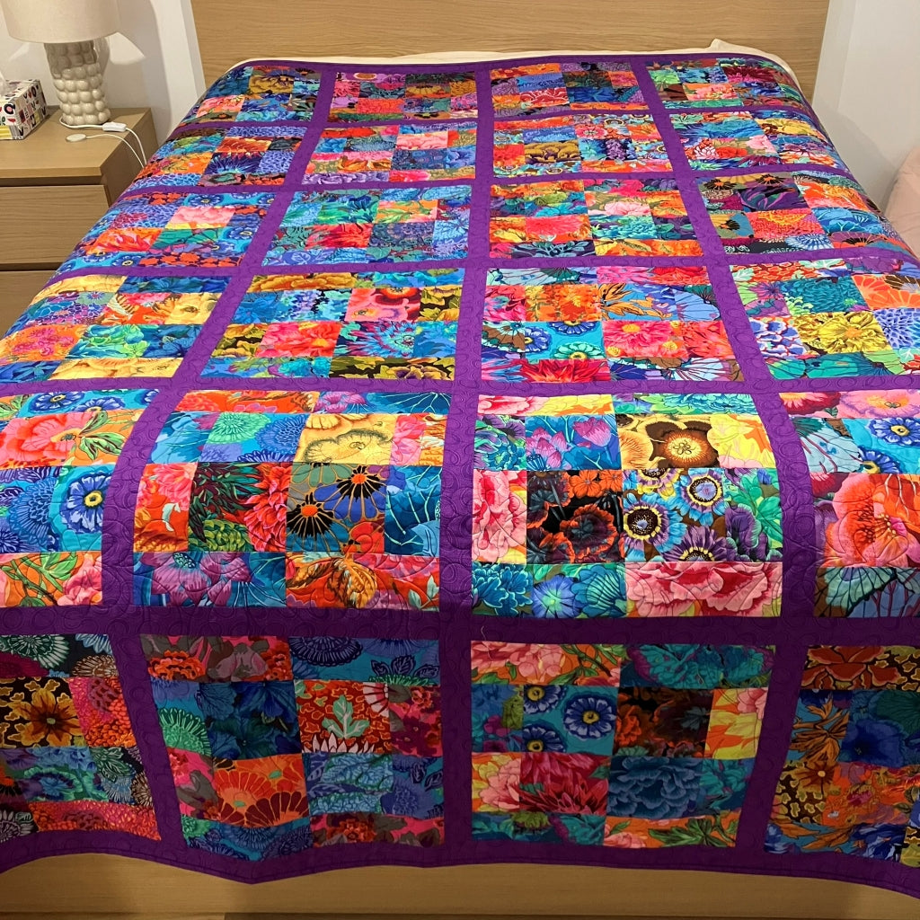 patchwork quilt handmade Australia - Kaffe Fassett fabrics