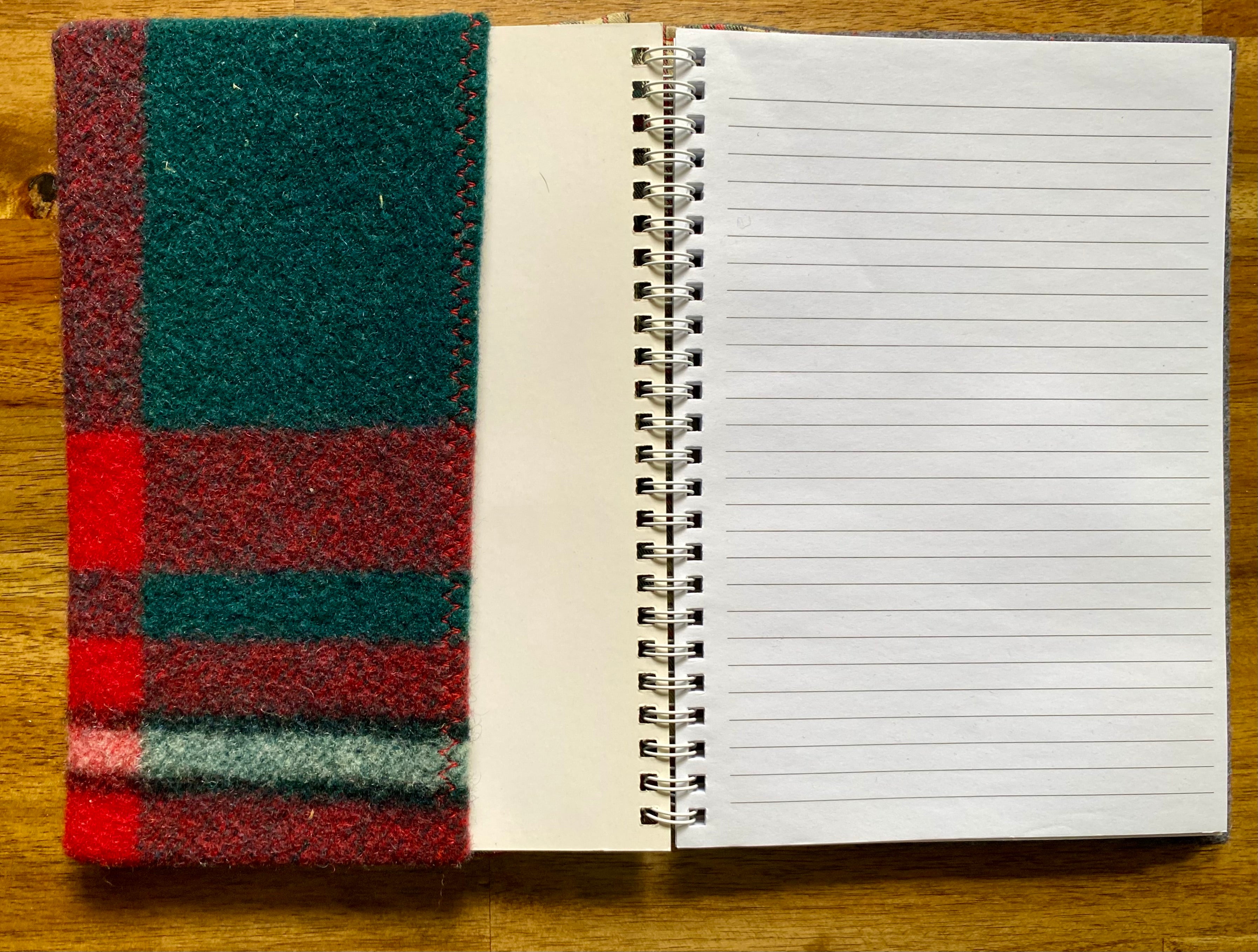 A5 Upcycled Notebook Scotty Dog - Black