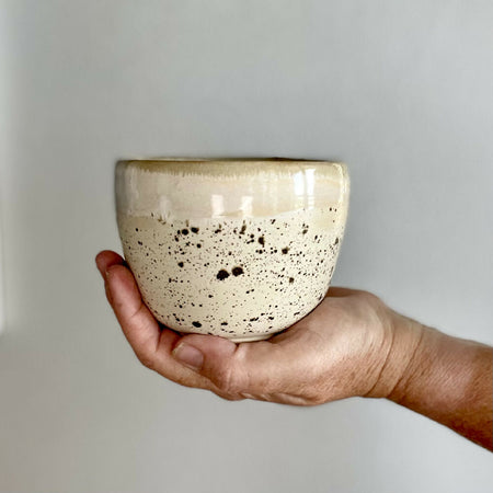 Cookies and Cream Bowl | Small | Wheel Thrown Pottery