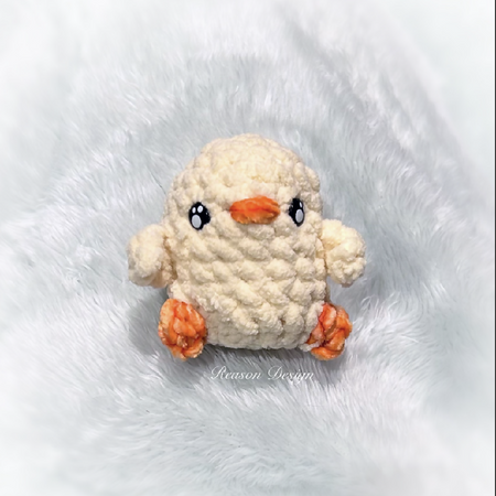 Crochet Amigurumi Chick plushie toy