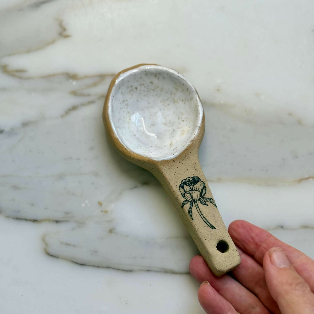 Australian-Ceramic-Pottery-Artist-Ana-Ceramica-Home-Decor-Kitchen-and-Dining-Servingware--Ceramic-Serving-Spoon-Bespoke-Pottery-Rustic-Kitchenware-Ice-Cream-Scooper