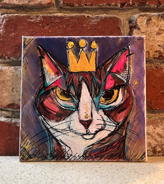 8"x8"- Pet portrait from Photograph