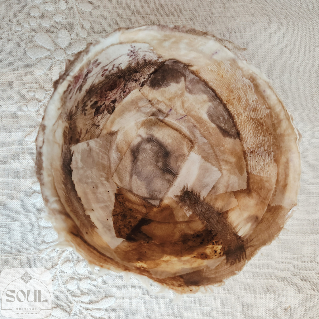 Textile Art Bowl – Natural & Earthy (3)