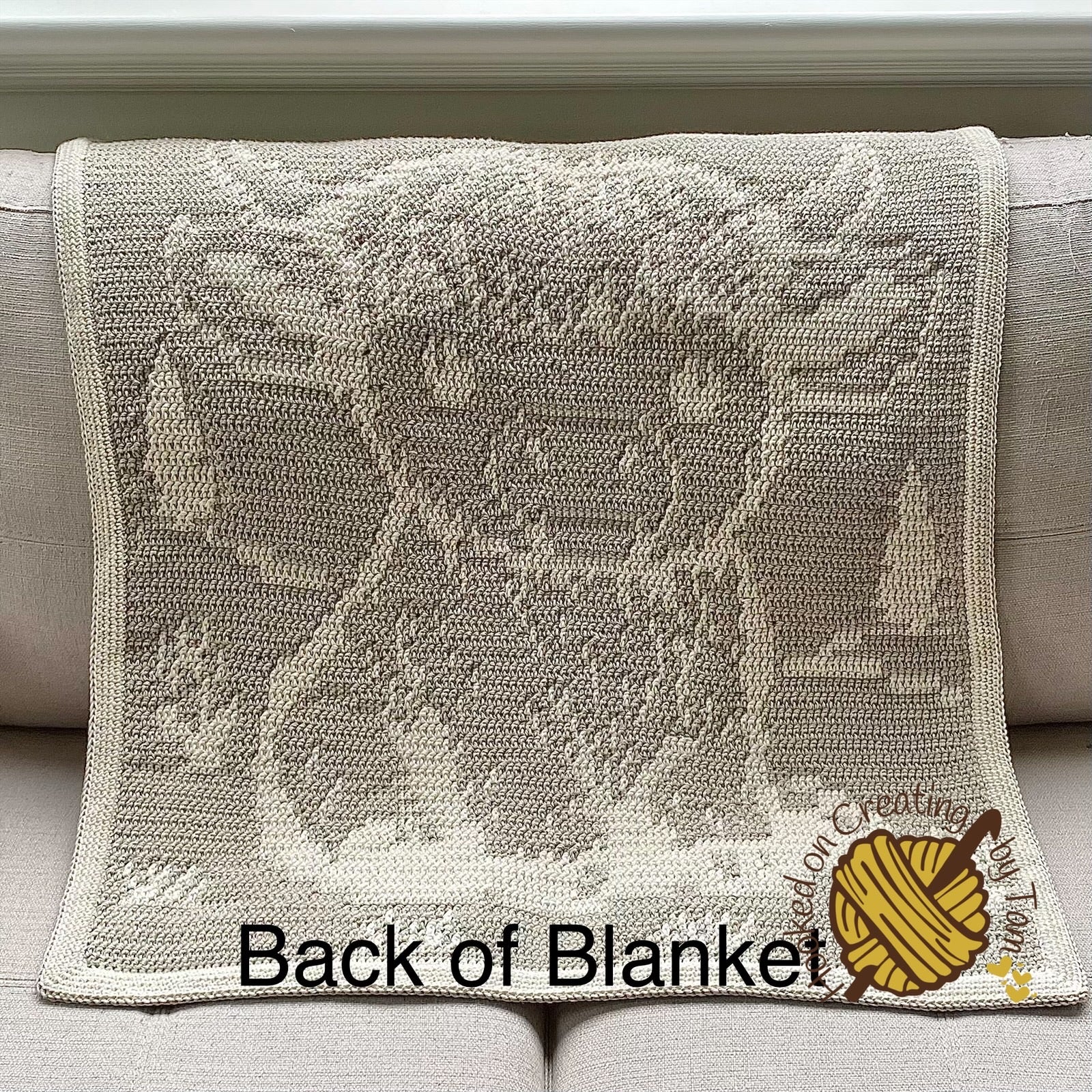 Handmade | Crochet | Heirloom | Blanket | Cotton | Highland Cow