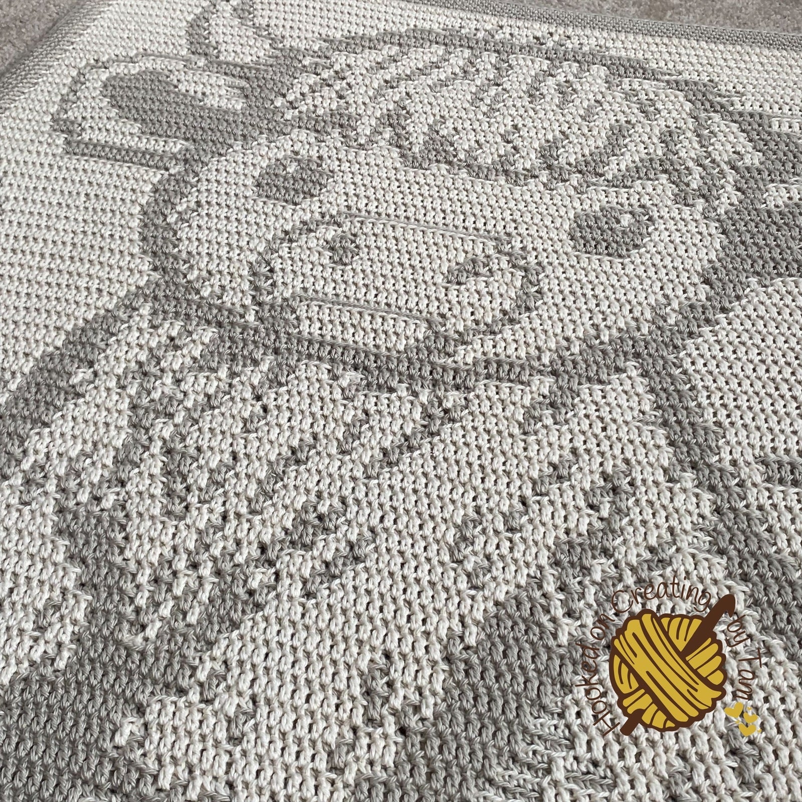 Handmade | Crochet | Heirloom | Blanket | Cotton | Highland Cow