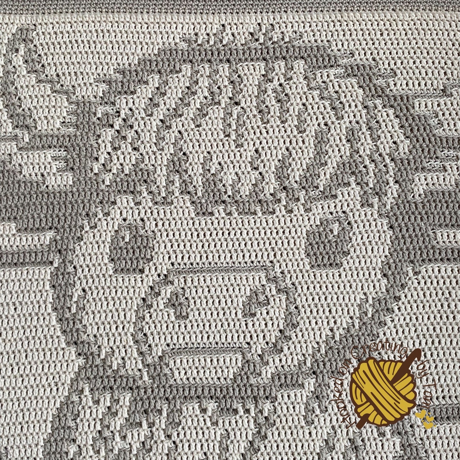 Handmade | Crochet | Heirloom | Blanket | Cotton | Highland Cow