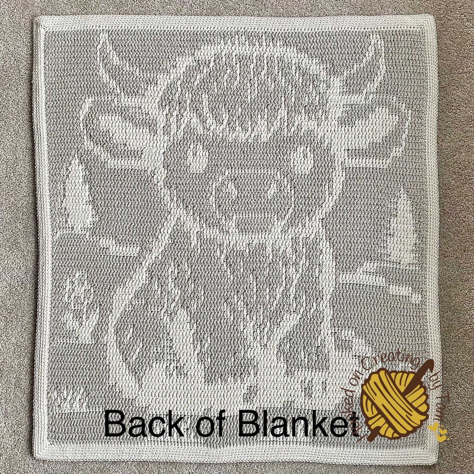 Handmade | Crochet | Heirloom | Blanket | Cotton | Highland Cow