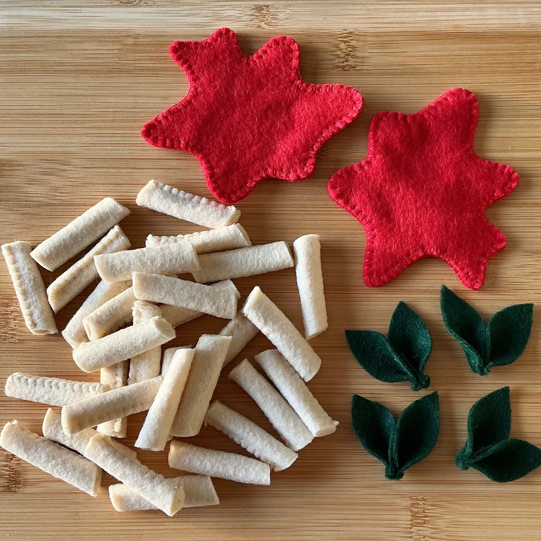 Felt penne pasta dinner set