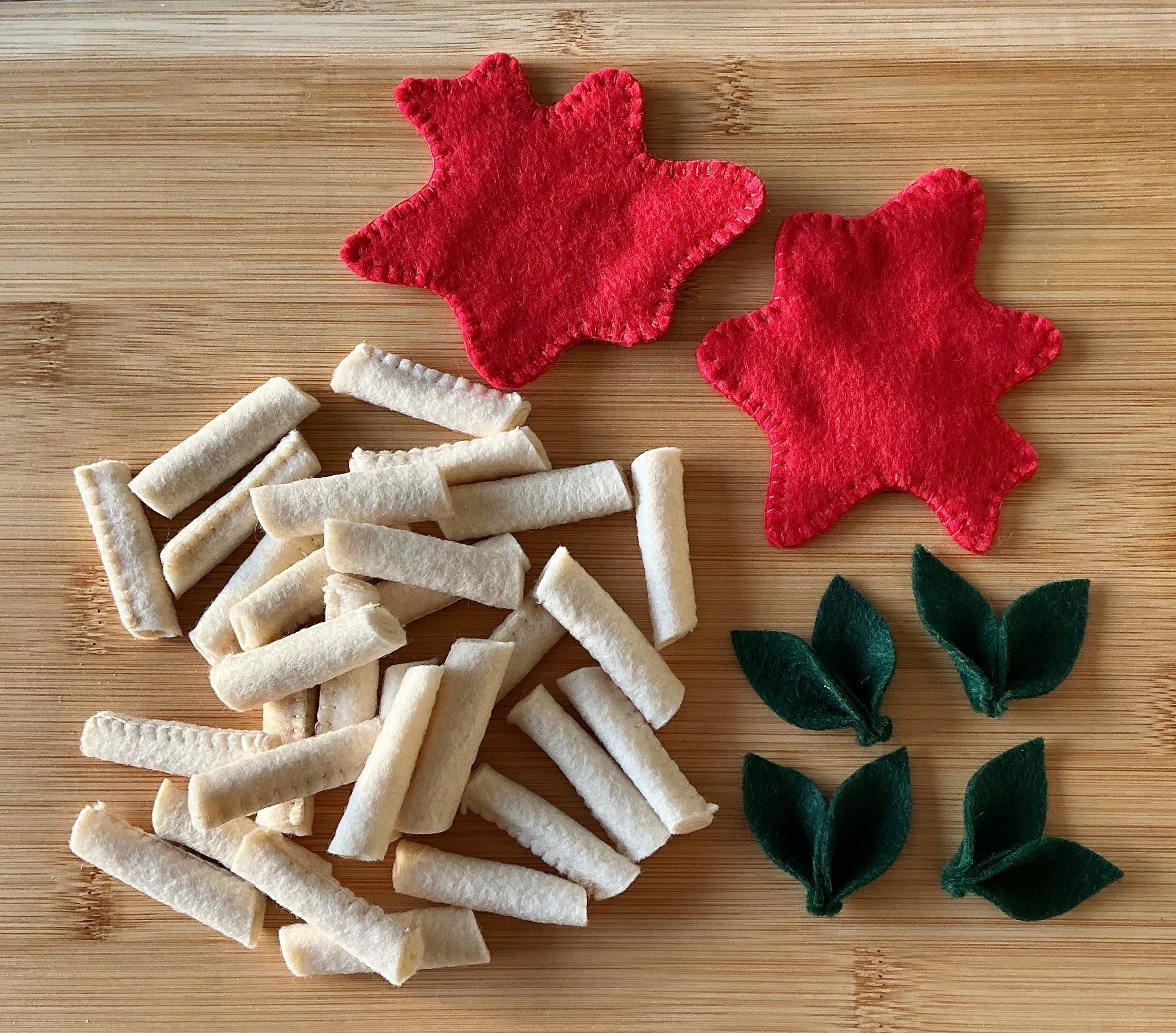 Felt penne pasta dinner set