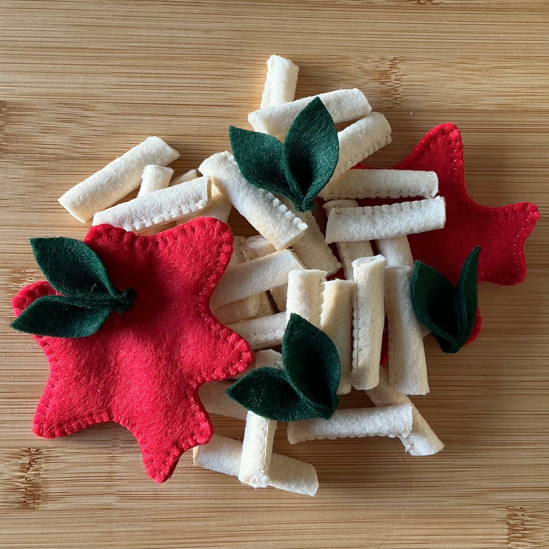 Felt penne pasta dinner set