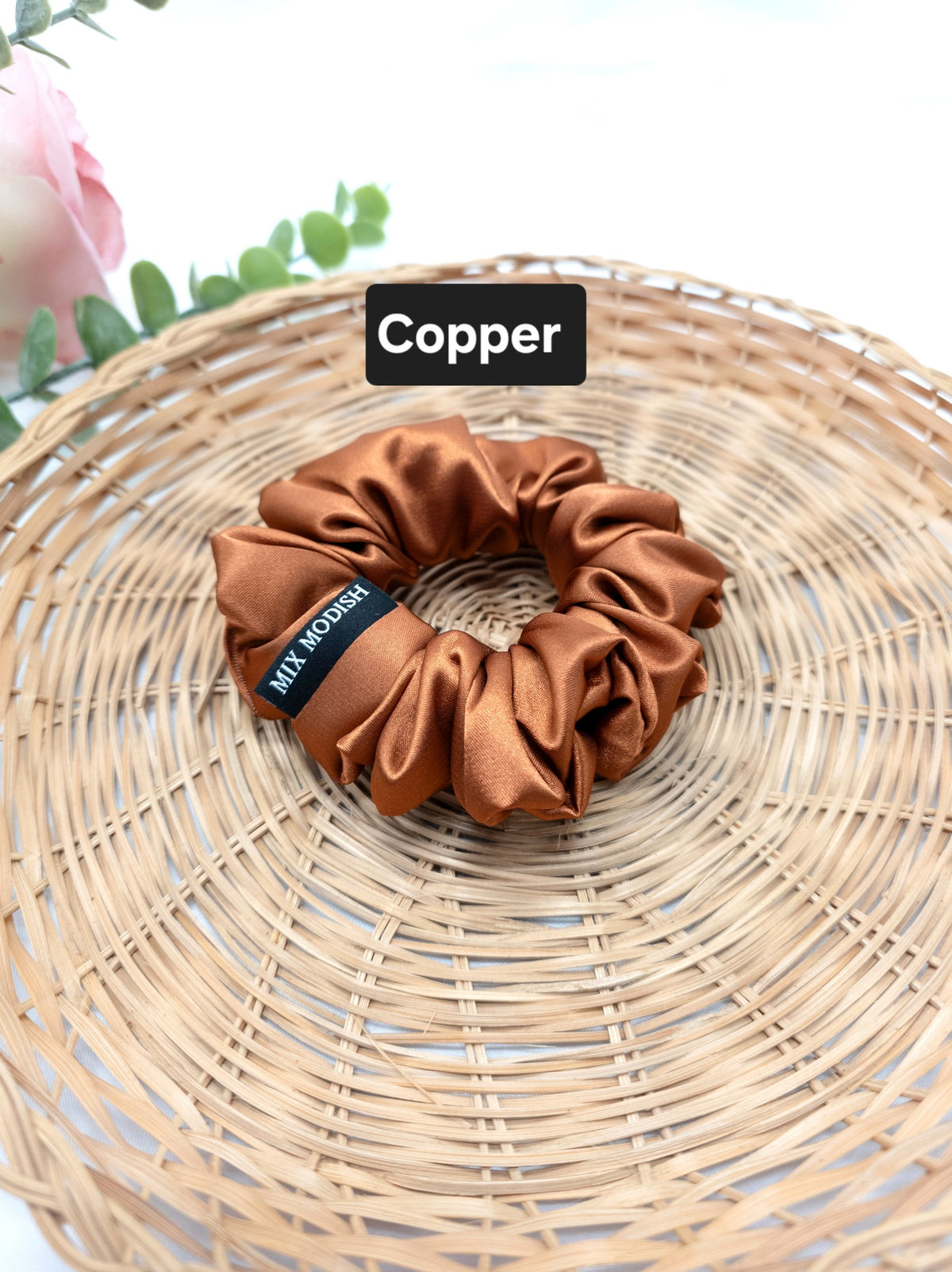 Regular Satin Scrunchies, Handmade hair ties, Ponytail Bands