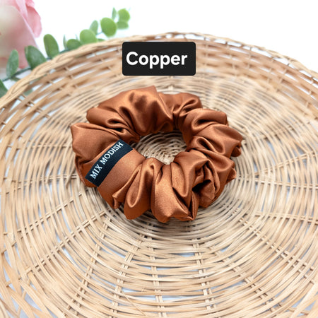 Regular Satin Scrunchies, Handmade hair ties, Ponytail Bands