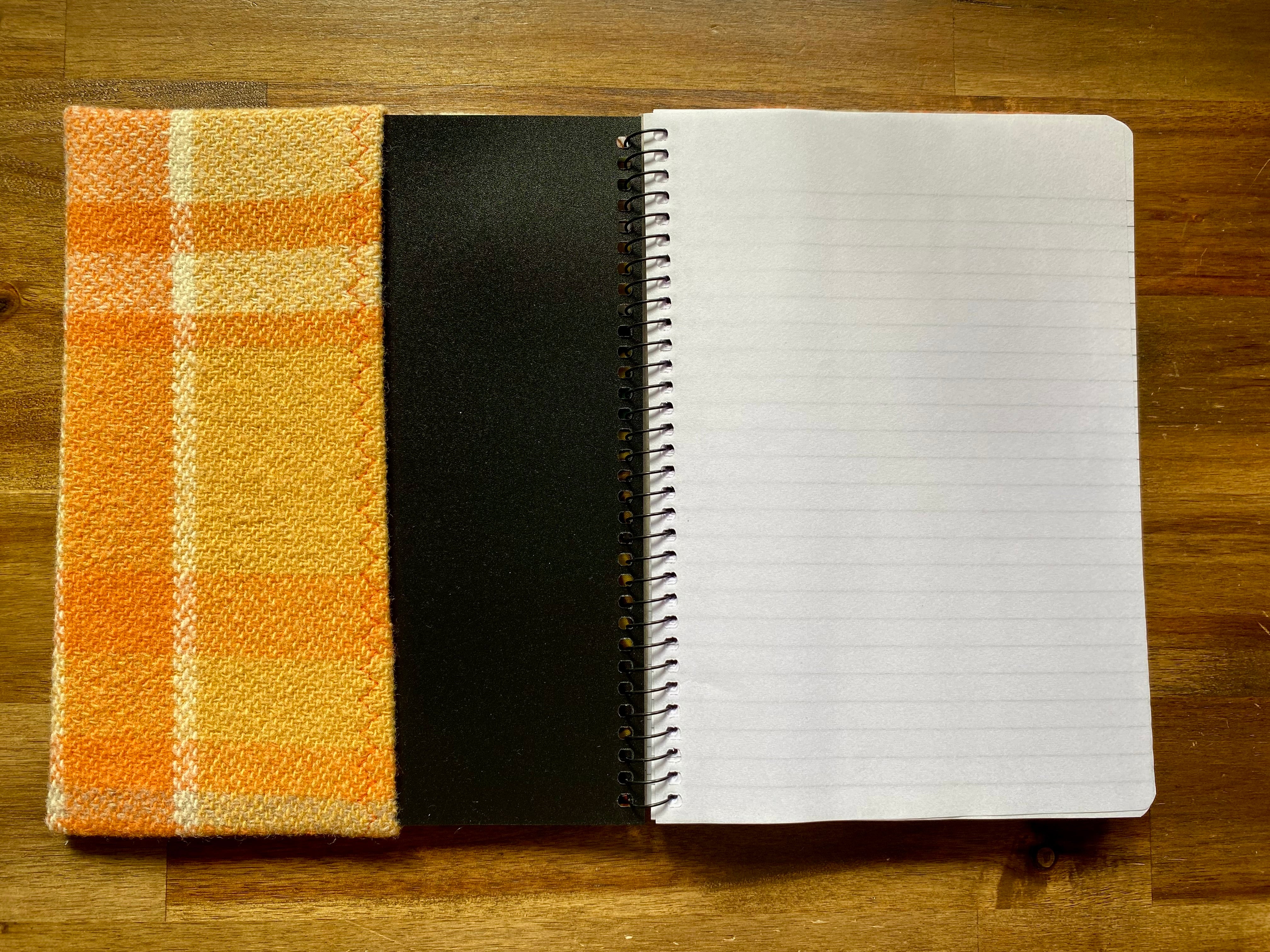 A5 Upcycled Notebook Dachshund - Orange