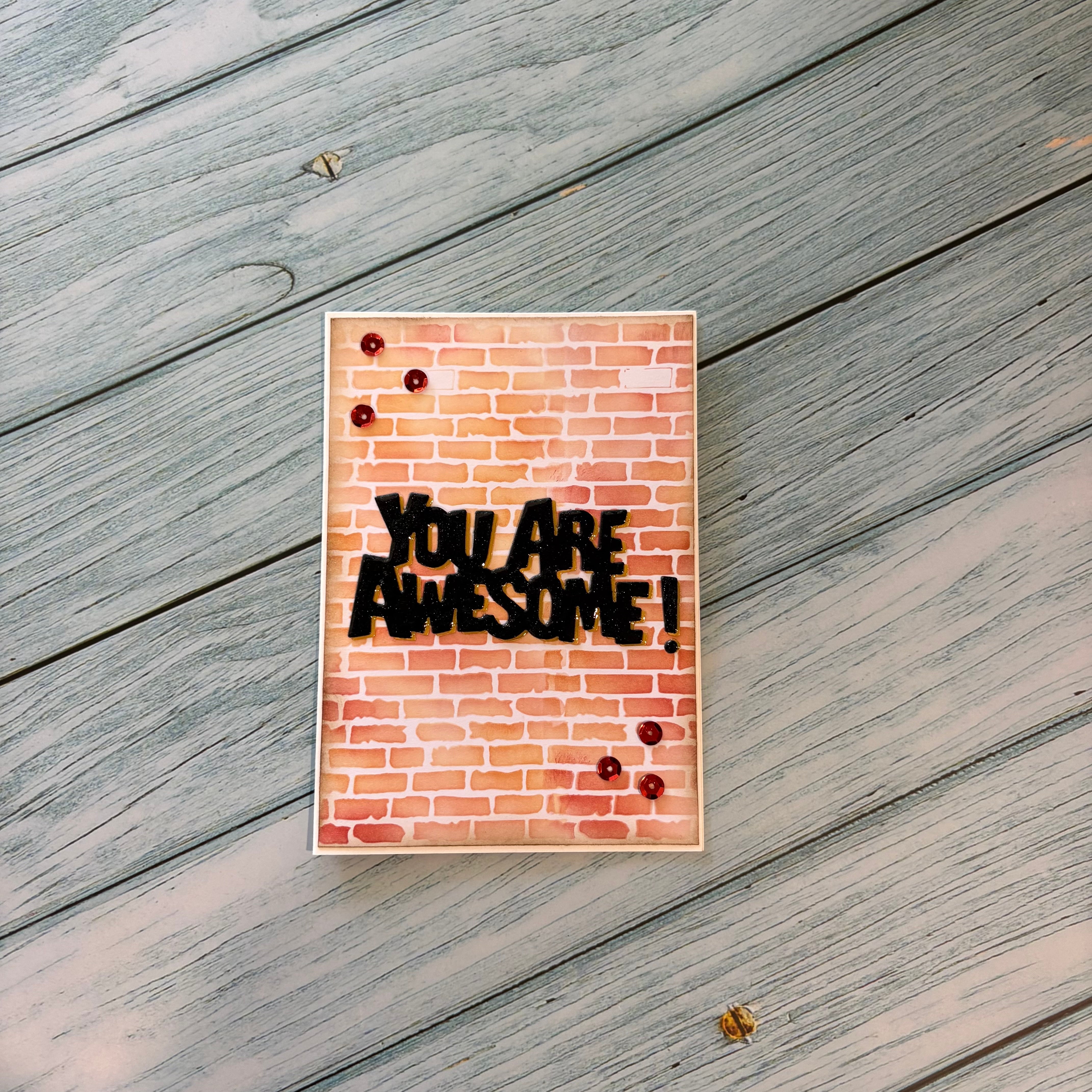 You are Awesome Handmade Greeting Card
