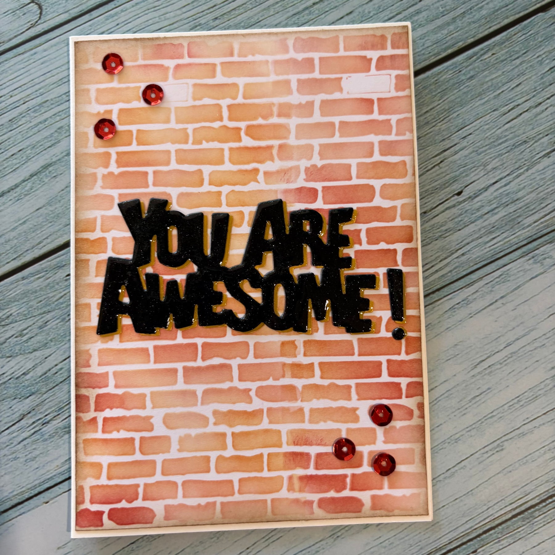 You are Awesome Handmade Greeting Card