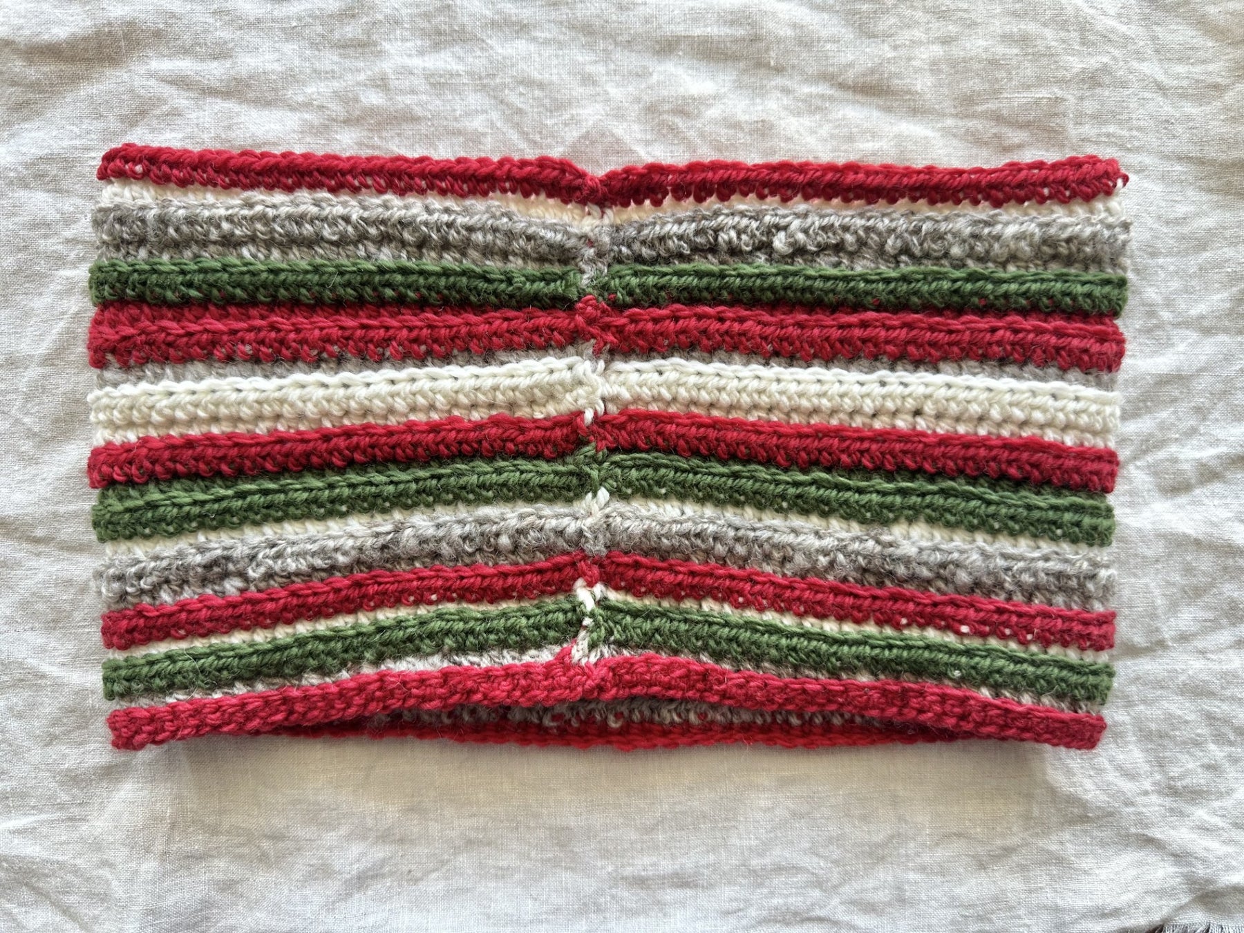 Christmas In July Collection - Crocheted Reversible Cowl