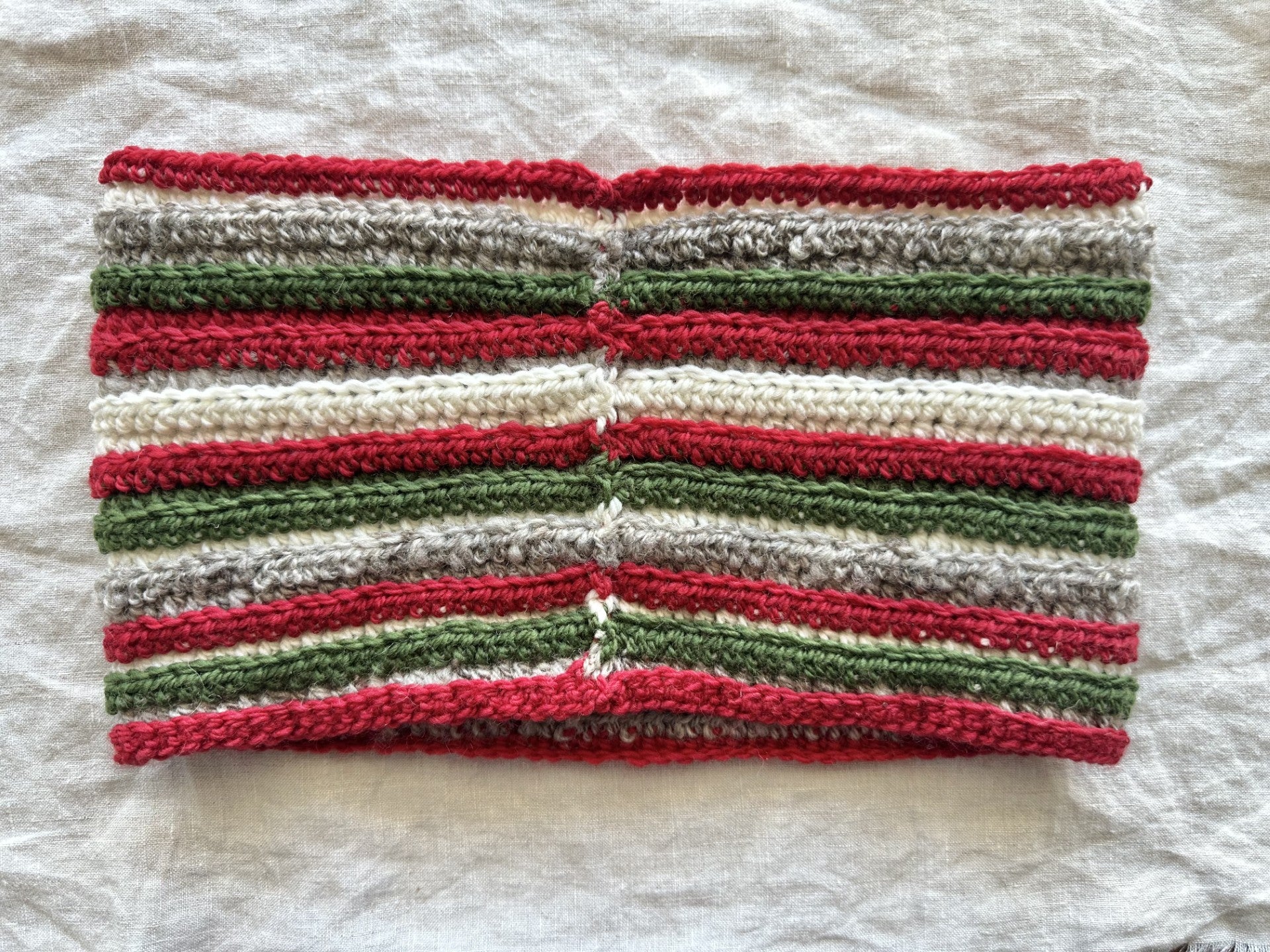 Christmas In July Collection - Crocheted Reversible Cowl