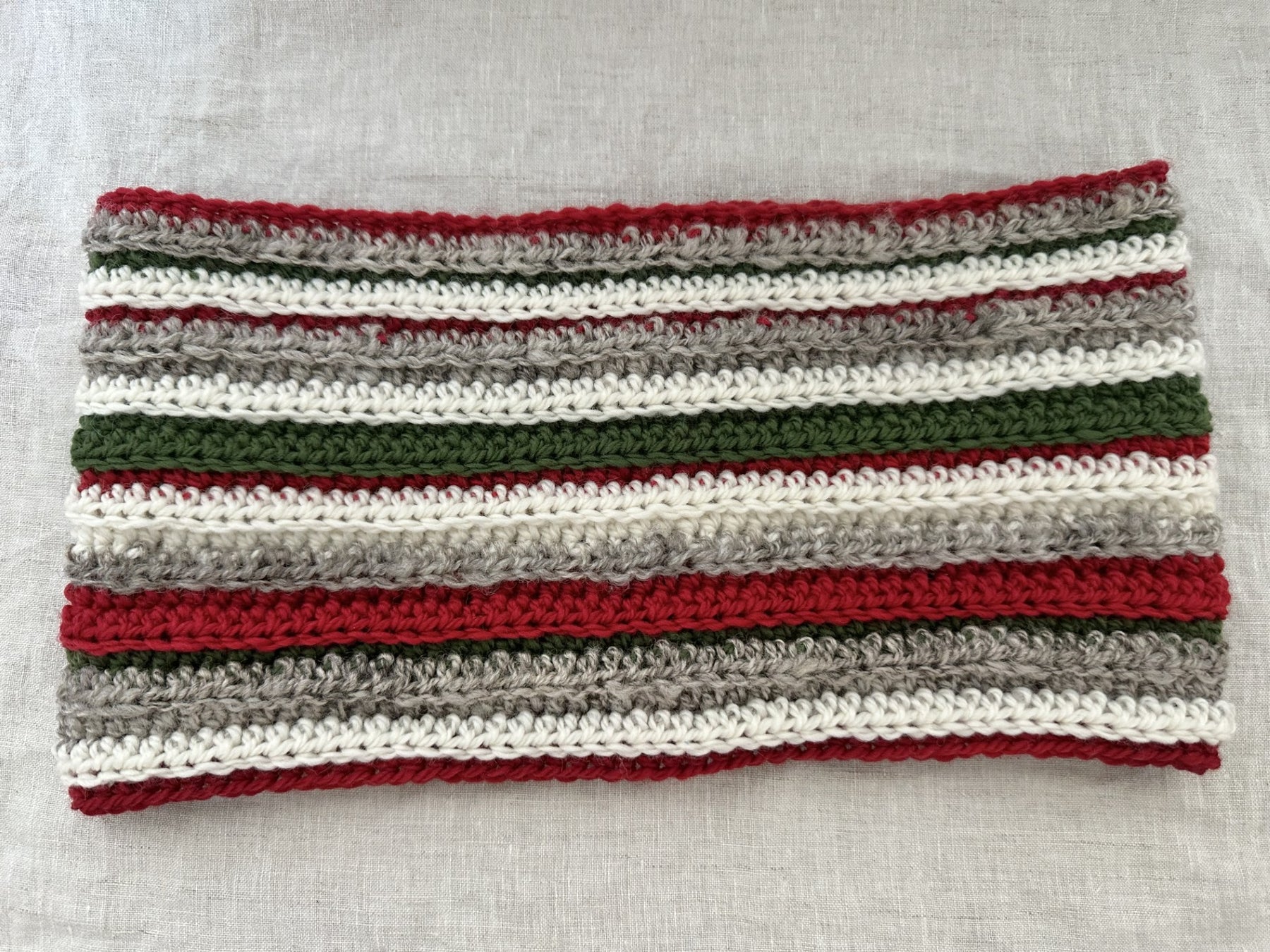 Christmas In July Collection - Crocheted Reversible Cowl