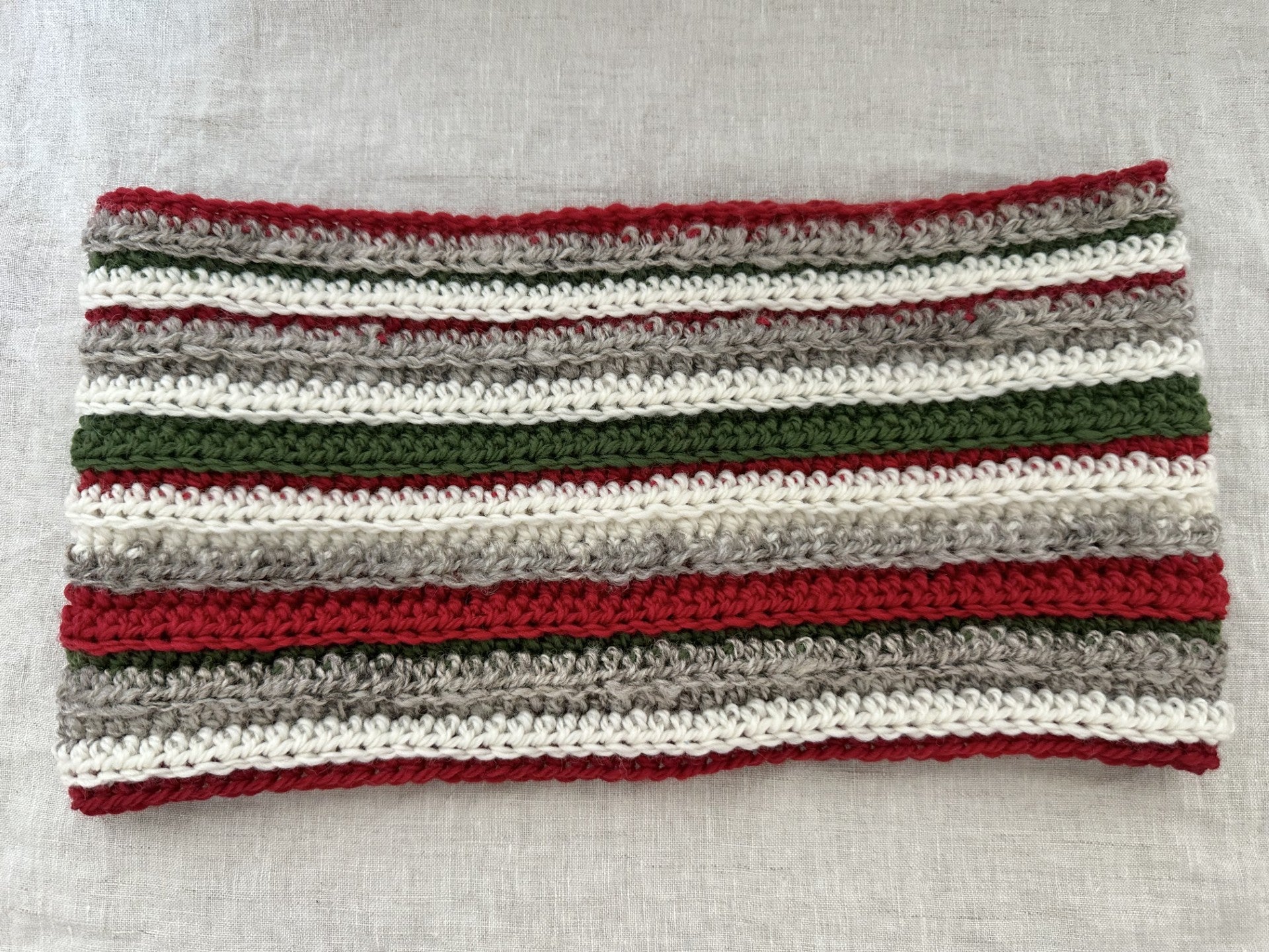 Christmas In July Collection - Crocheted Reversible Cowl