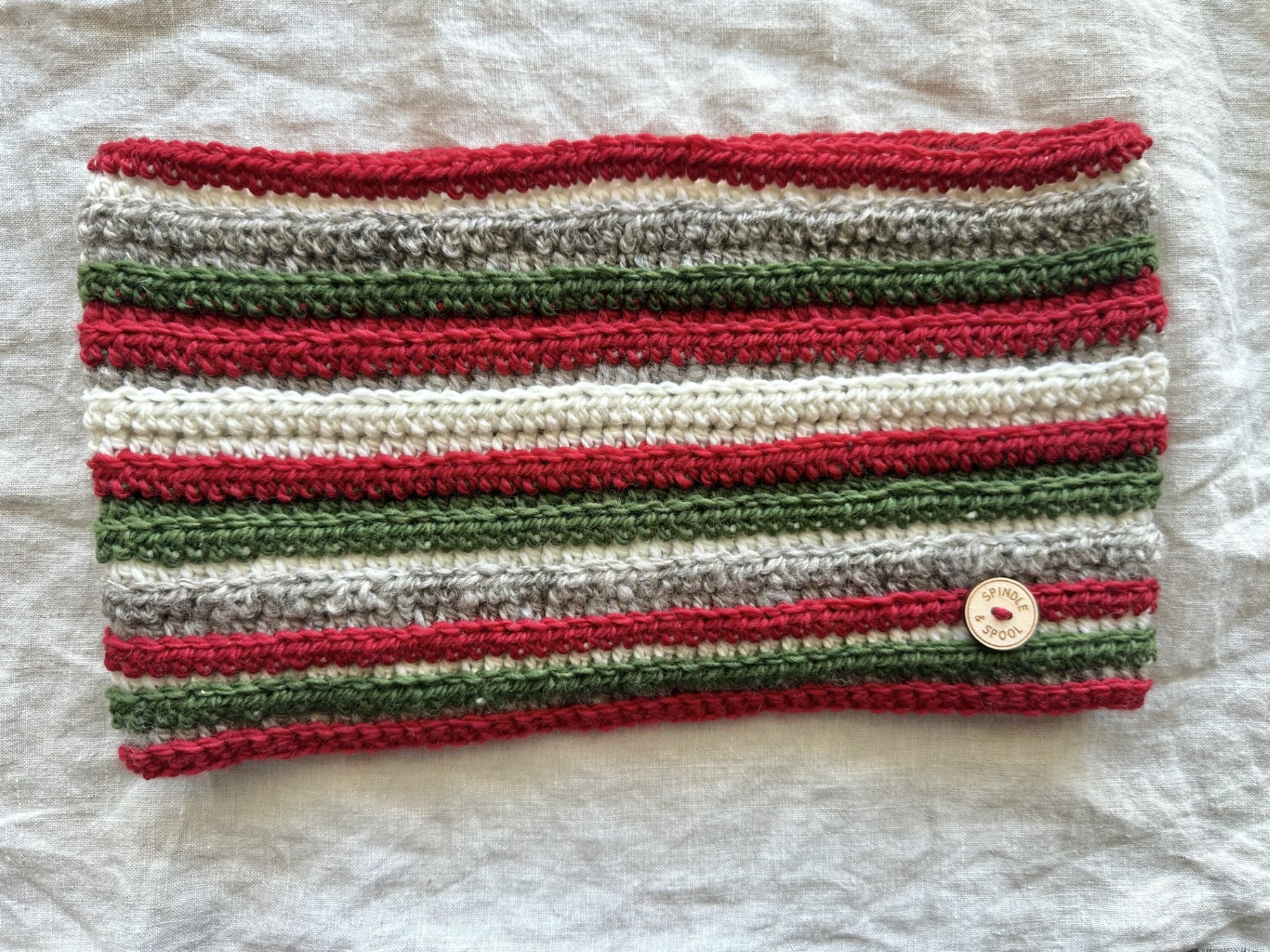 Christmas In July Collection - Crocheted Reversible Cowl