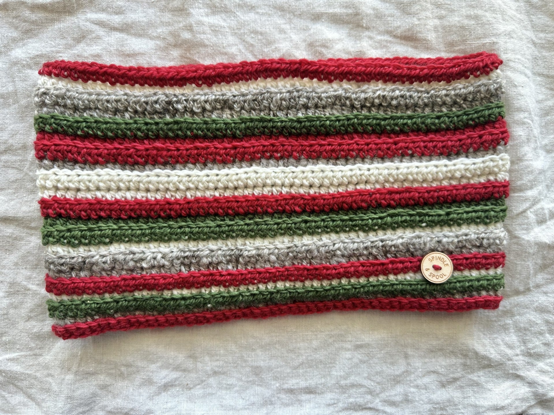 Christmas In July Collection - Crocheted Reversible Cowl