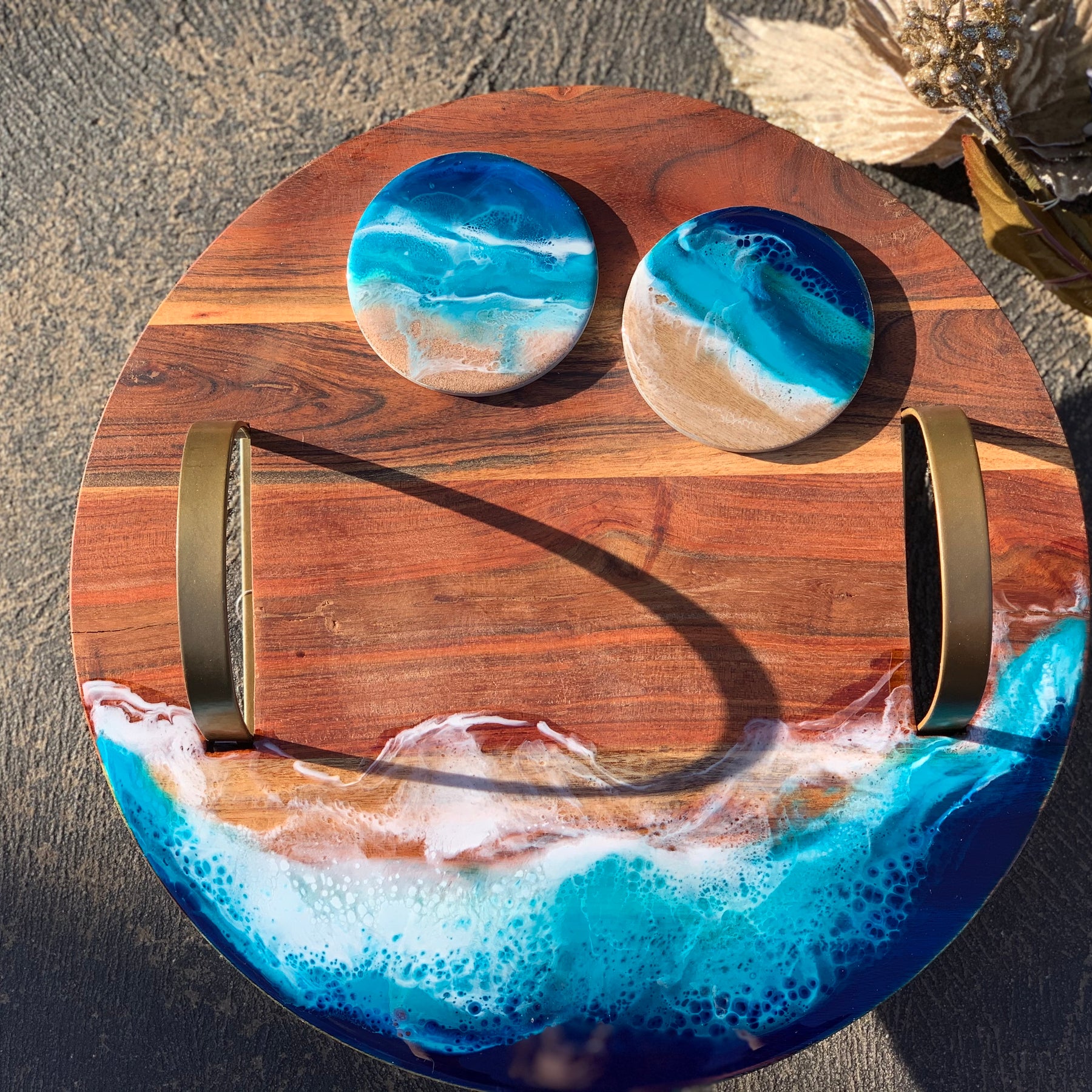 Waves | serving board | ocean | charcuterie board | gift ideas | homewares | Father’s Day gift