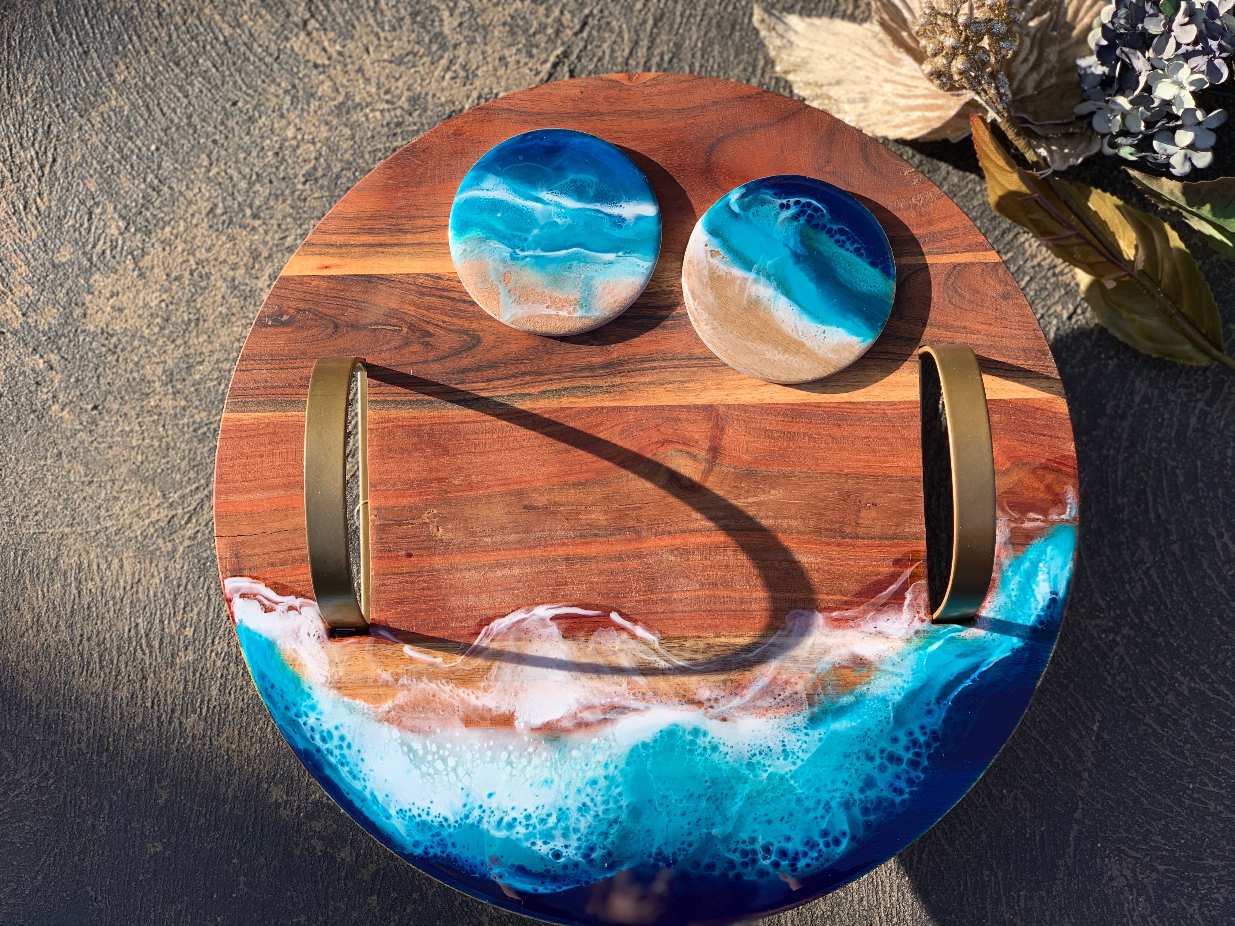 Waves | serving board | ocean | charcuterie board | gift ideas | homewares | Father’s Day gift