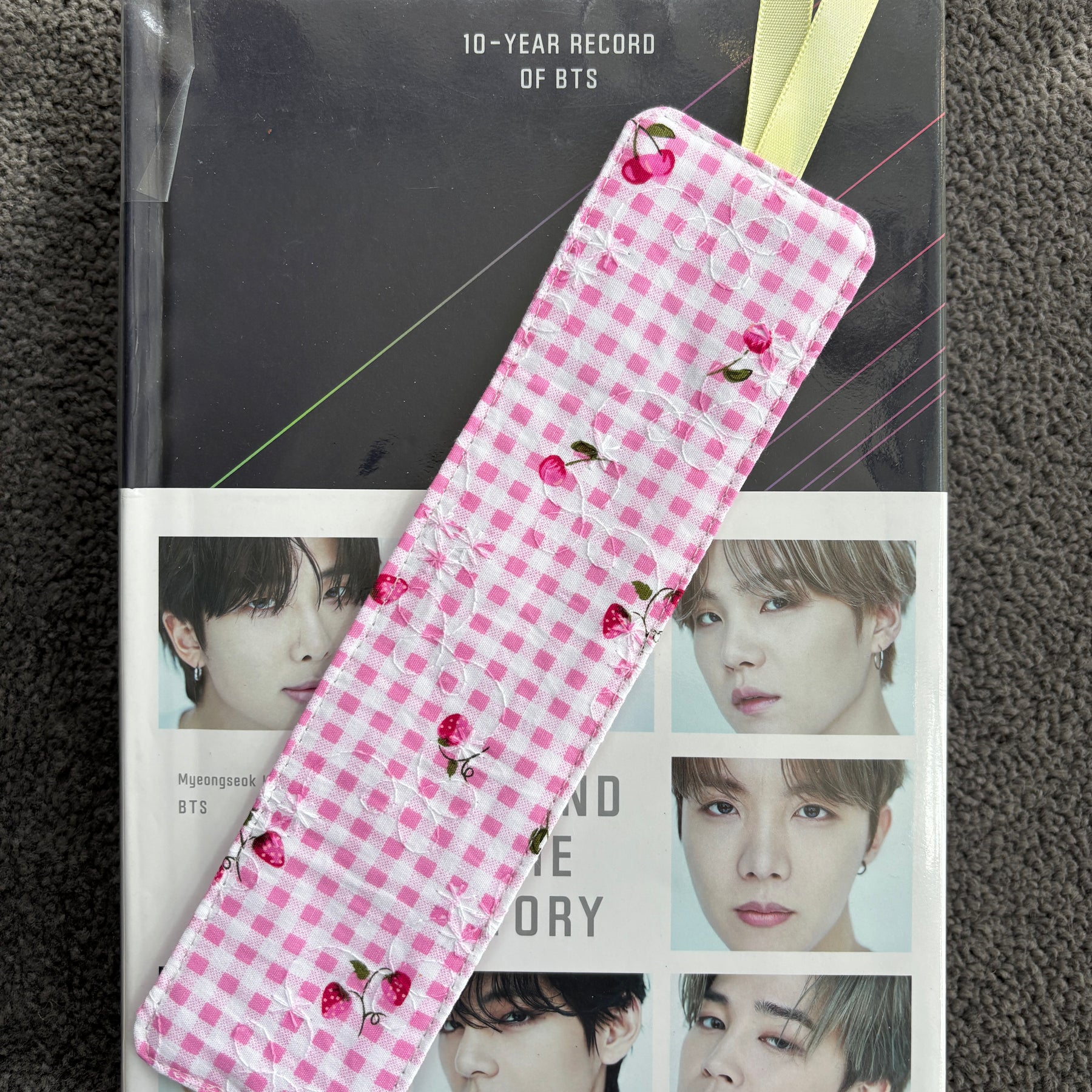 Book Lover-  Handmade Fabric & Pen Holder Bookmarks