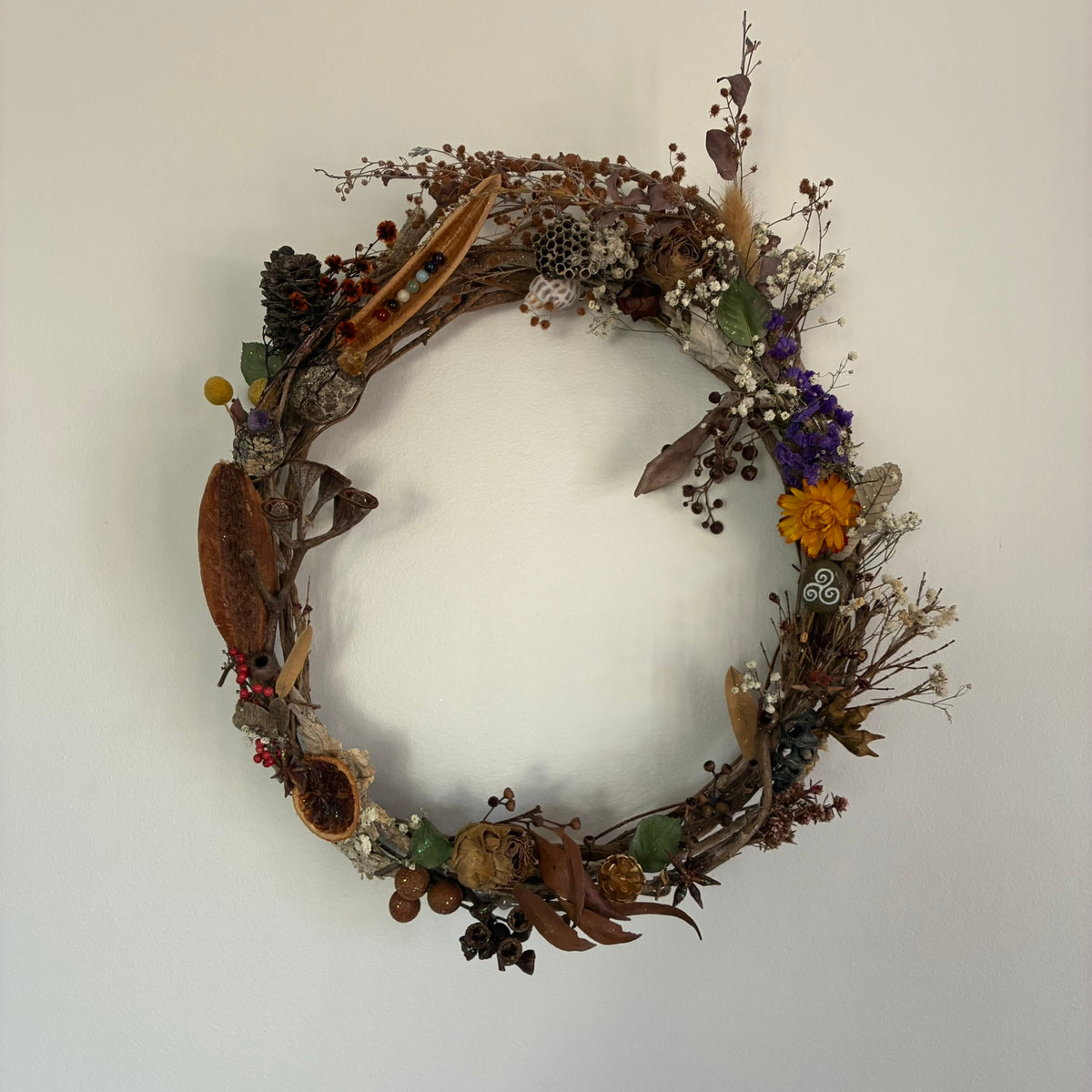 Wreath ~ Mother Nature Wreath (Measures 41cm x 50cm)