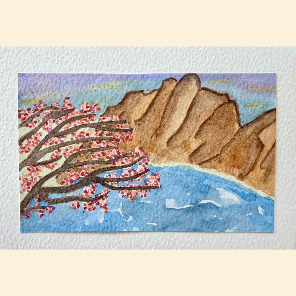 Hand Painted Landscape Greeting Card | Customisable