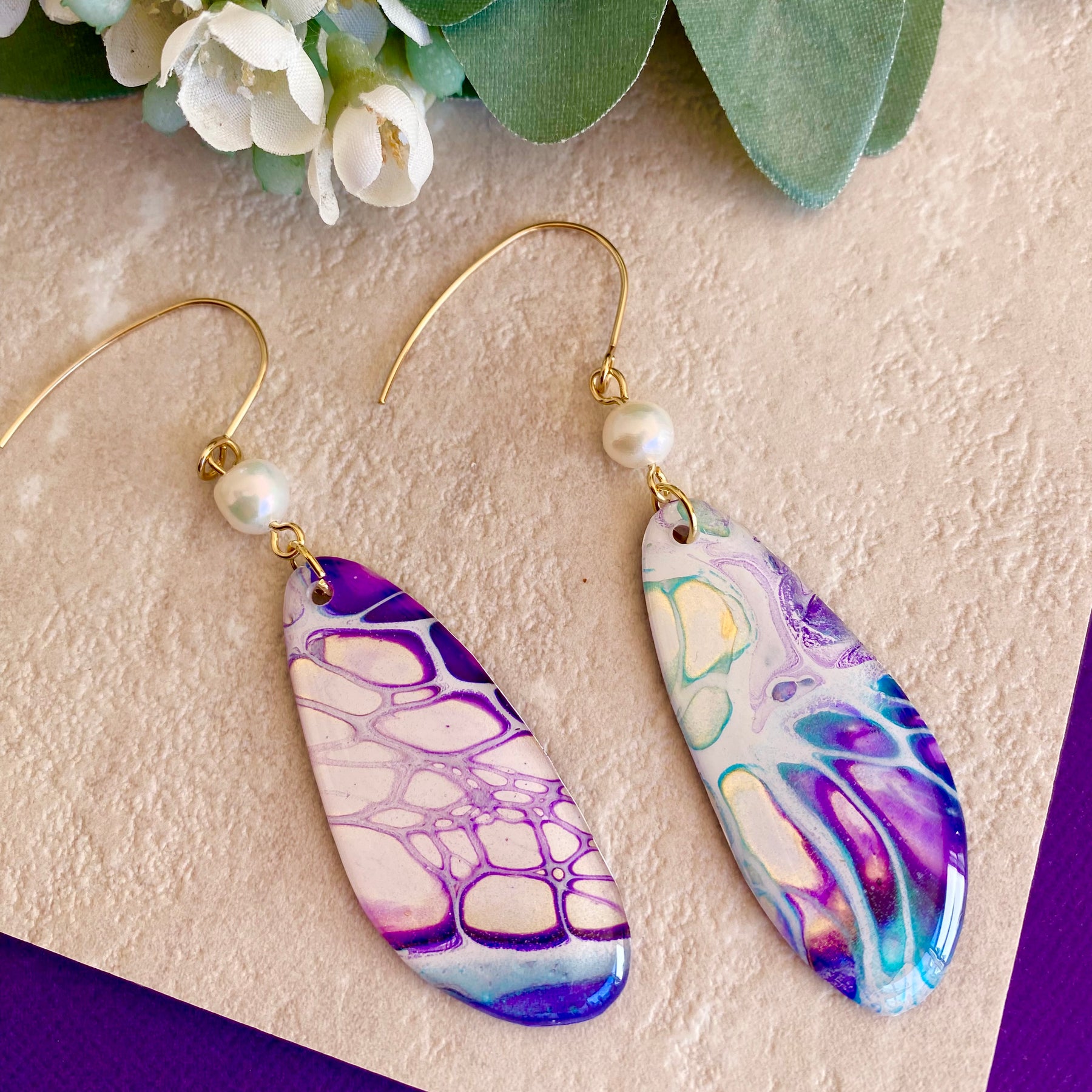 Freshwater Pearl Collection Dangle Earrings