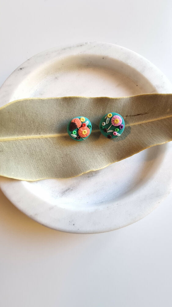 Australian Native Floral Stud Earrings