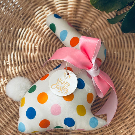 Limited Edition Handmade Fabric Bunny - Decorative Keepsake Bunny