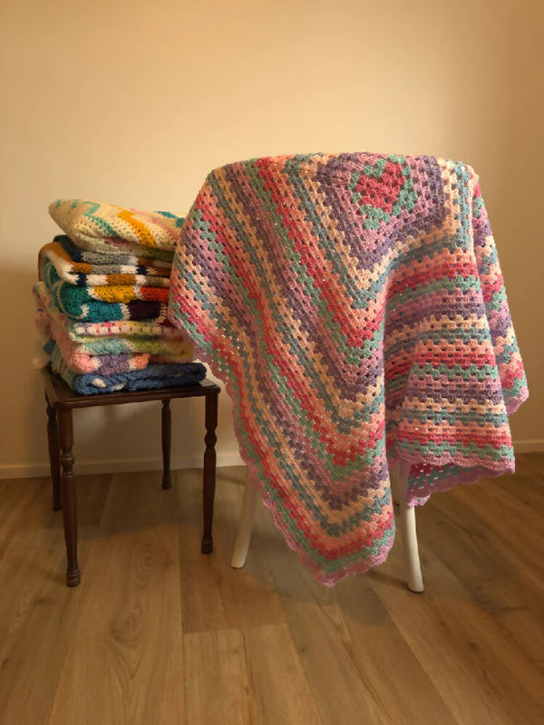 Crochet | Blanket / Throw | Various Colourful Styles