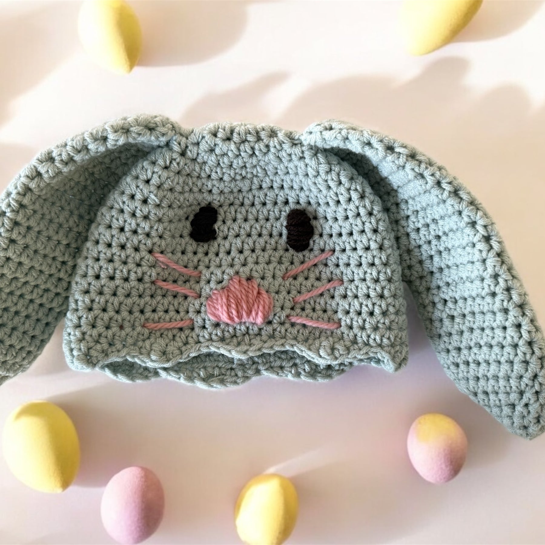 Crochet Bunny Cap with ears