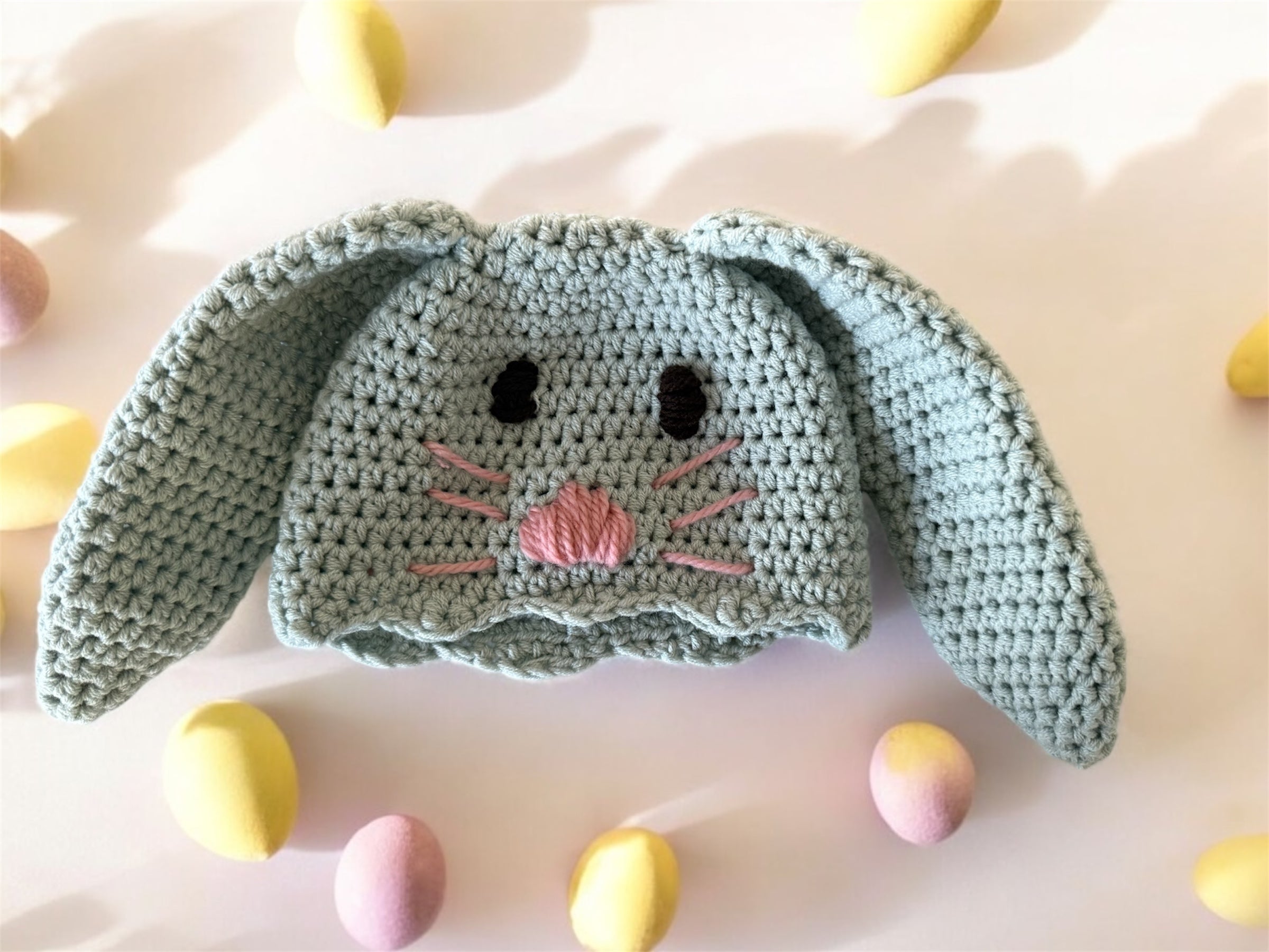 Crochet Bunny Cap with ears