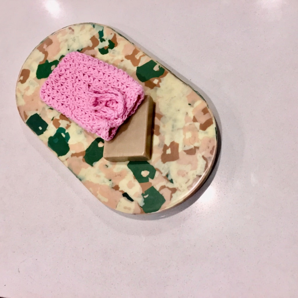 Crocheted Eco-Friendly Bathroom Collection - Soap Sock