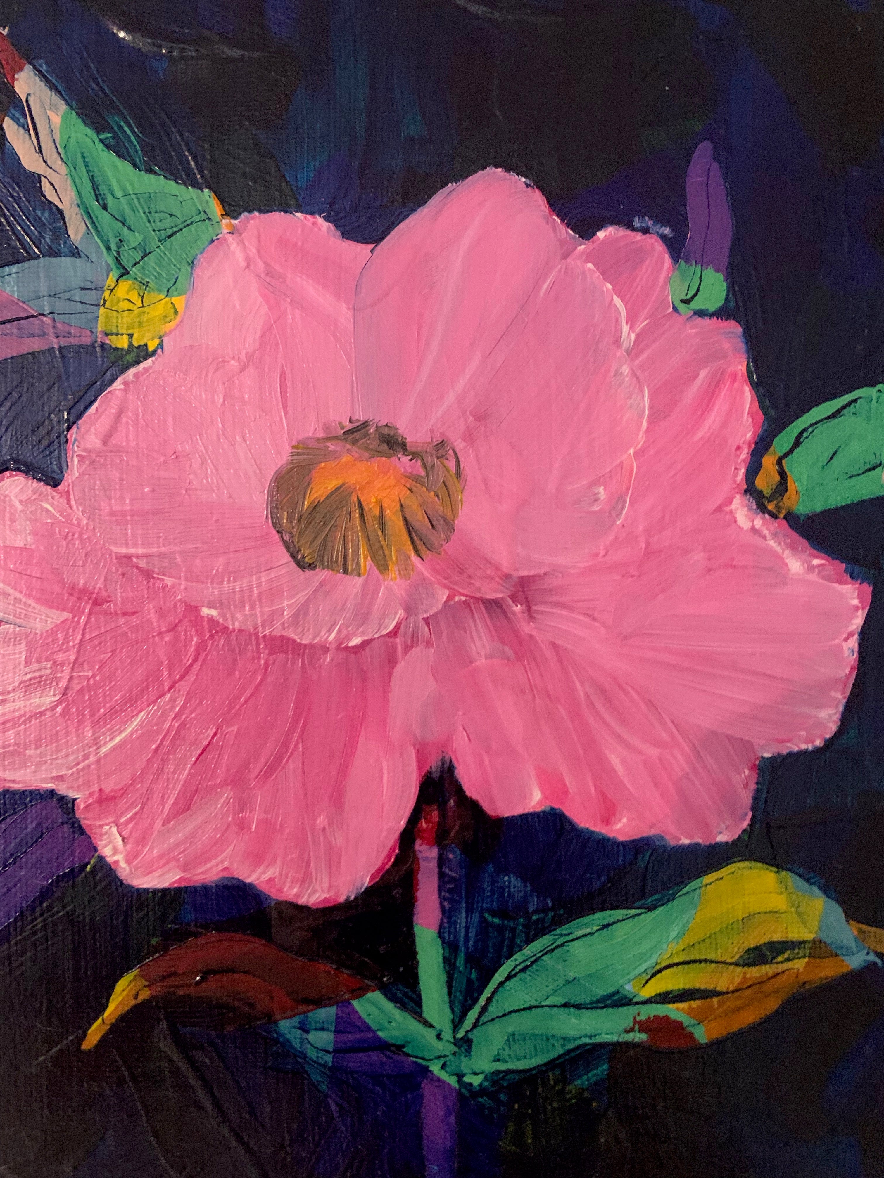 Be Yourself Flower Wall Art Original