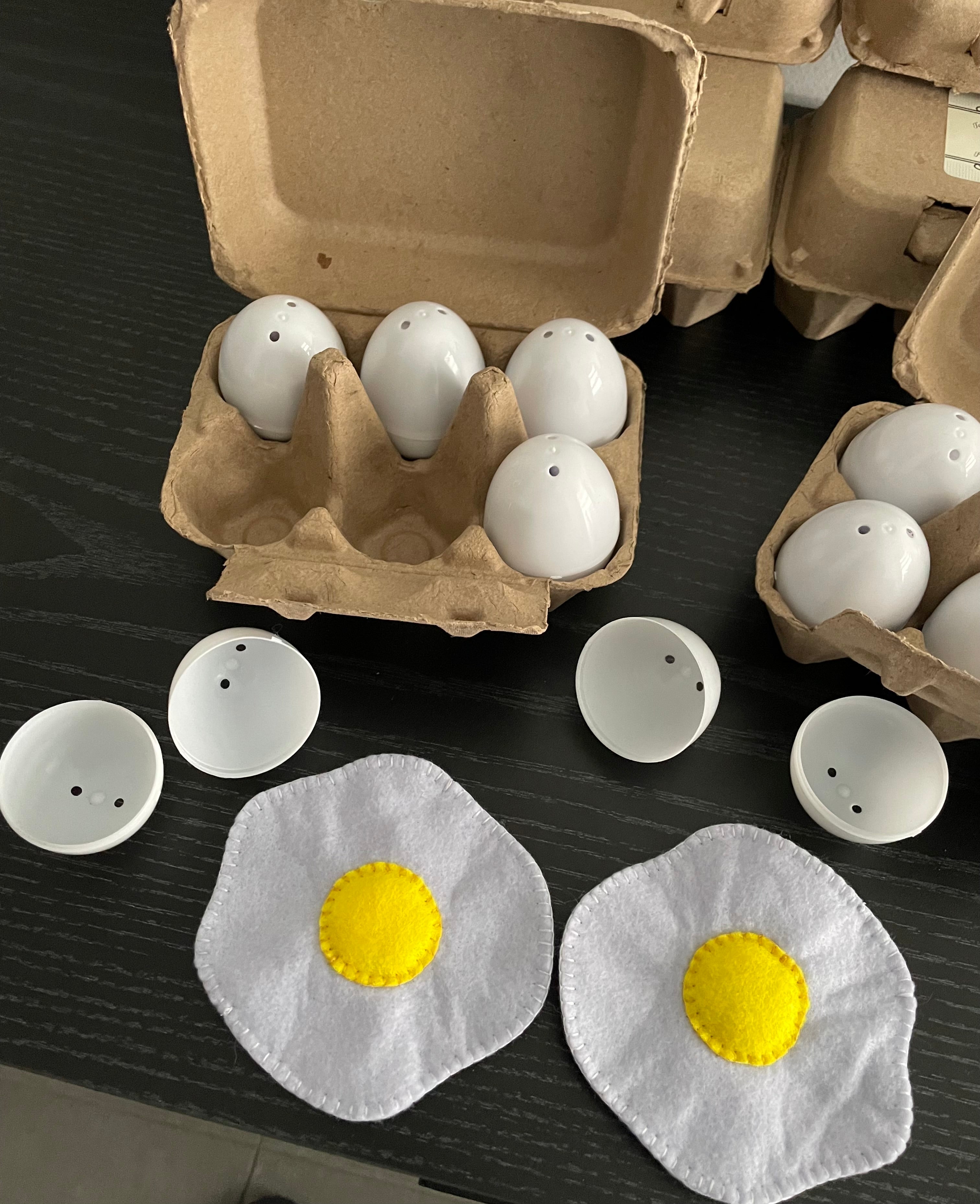 Felt egg carton sets