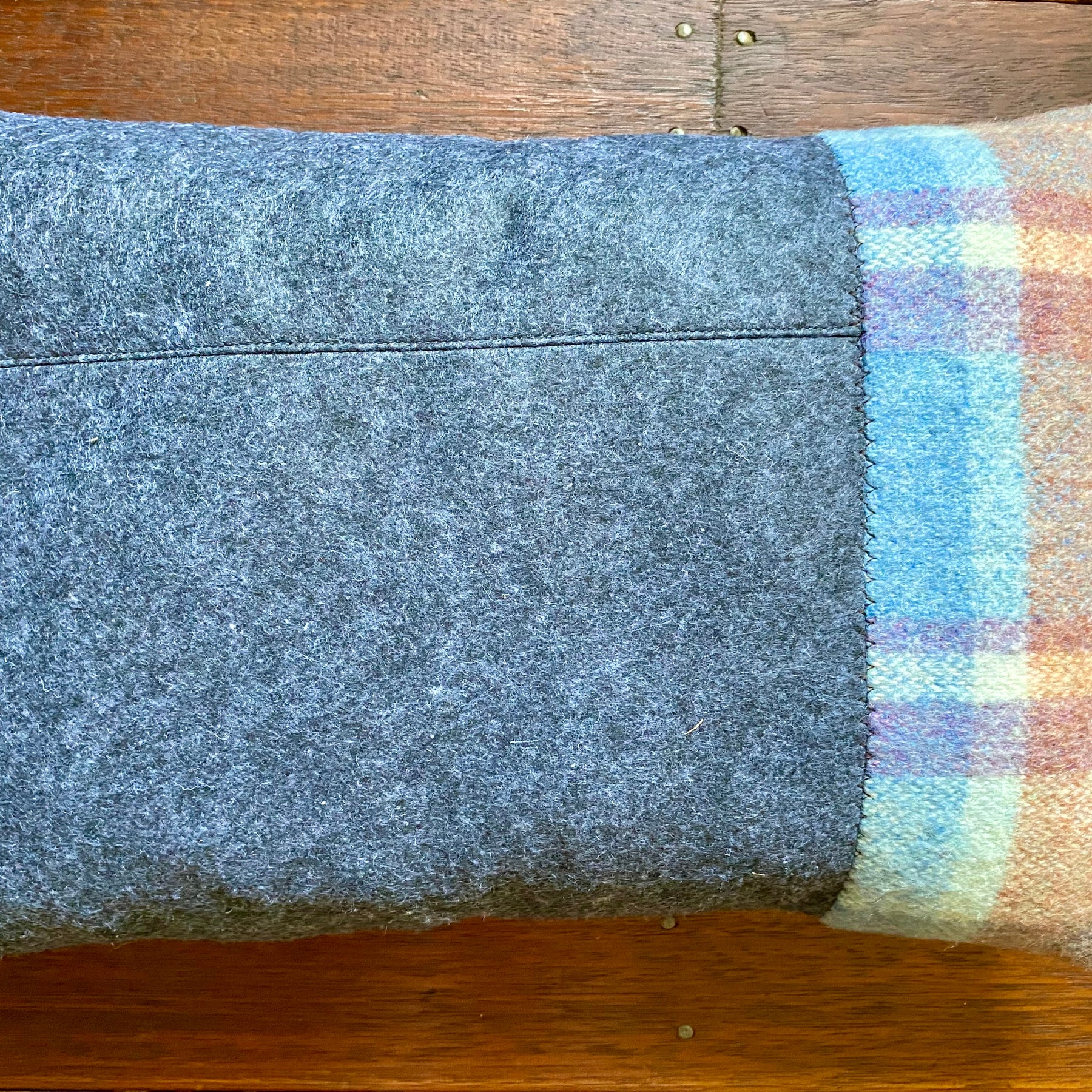 Upcycled Highland Cow Cushion