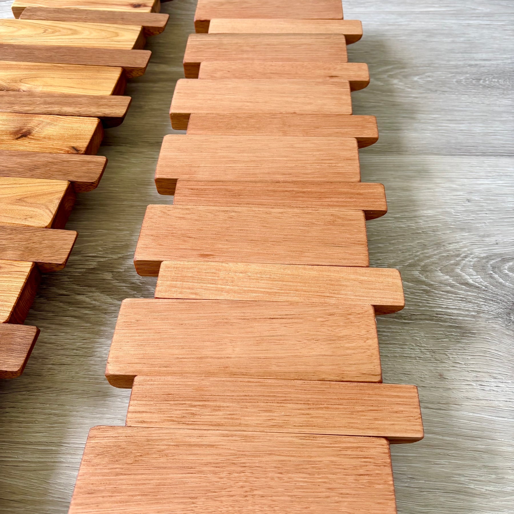 No.2 Tasmanian oak Piano style Coatrack