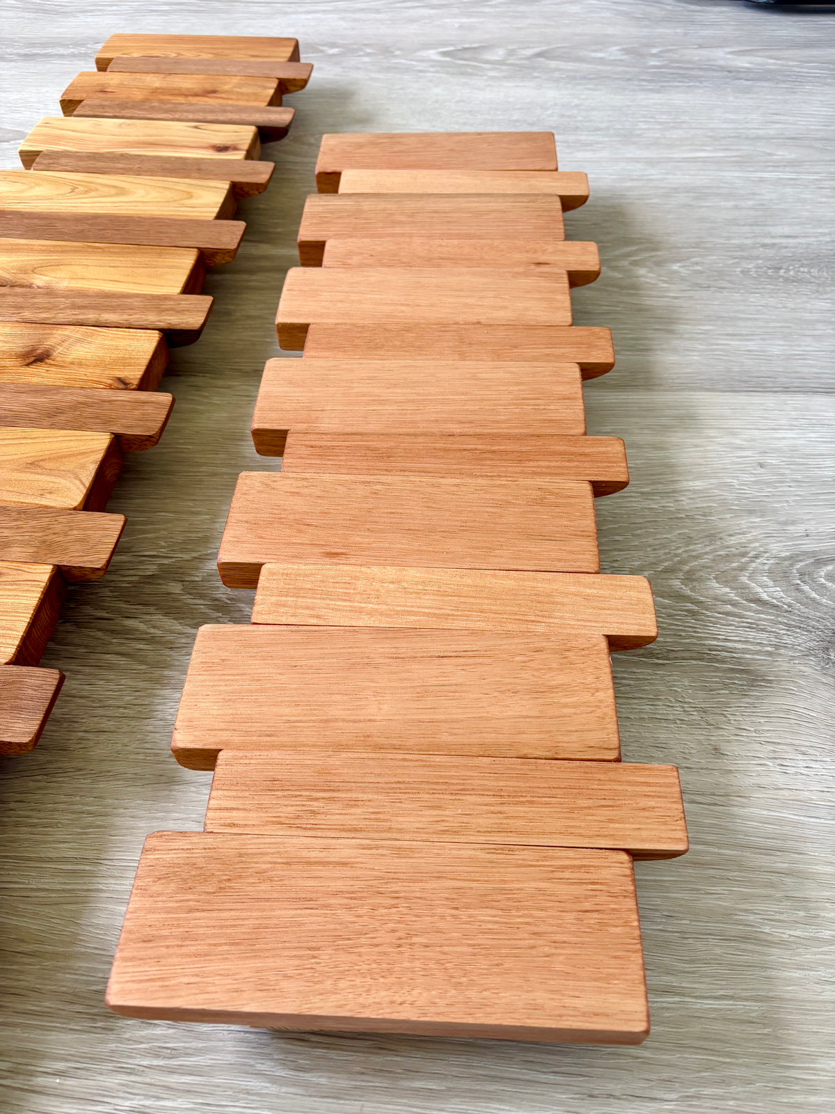 No.2 Tasmanian oak Piano style Coatrack
