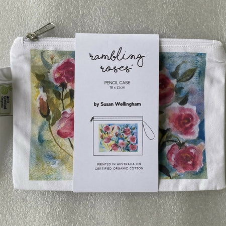 ‘Rambling Roses’ Pencil Case/Clutch