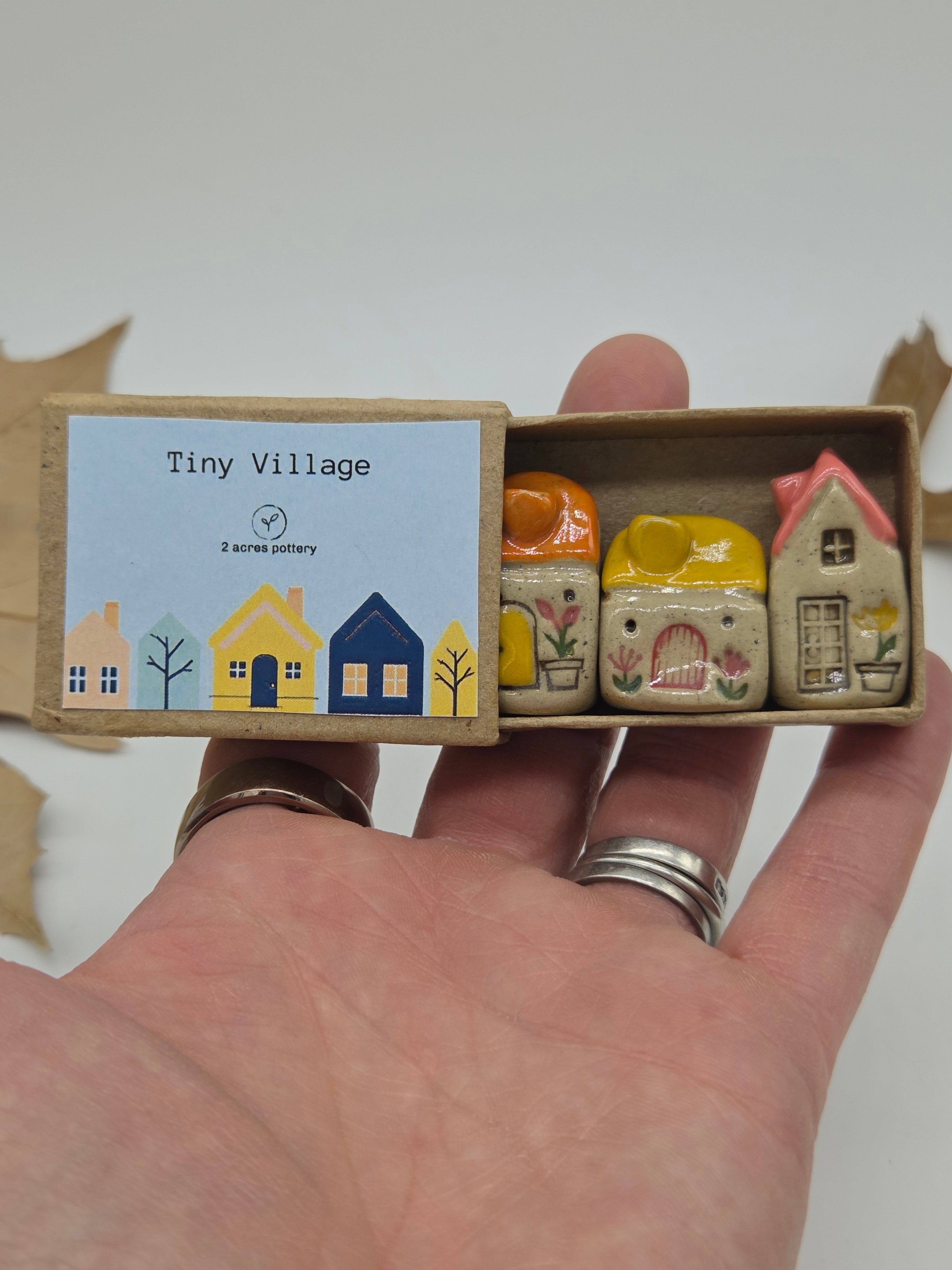Tiny Ceramic Village - Sunset Street