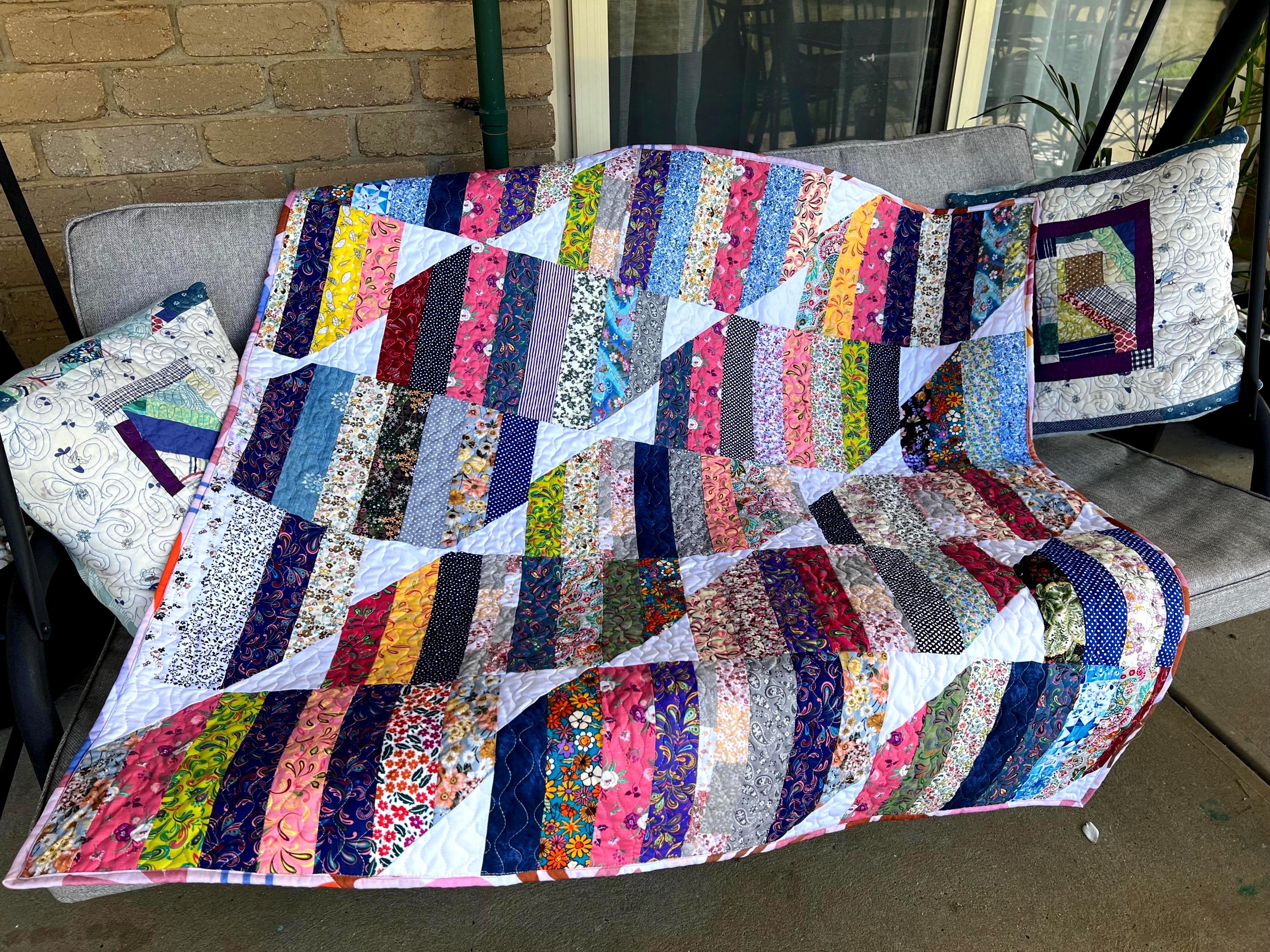 Strips Quilt Pattern PDF: Beginner Friendly Design Supper easy